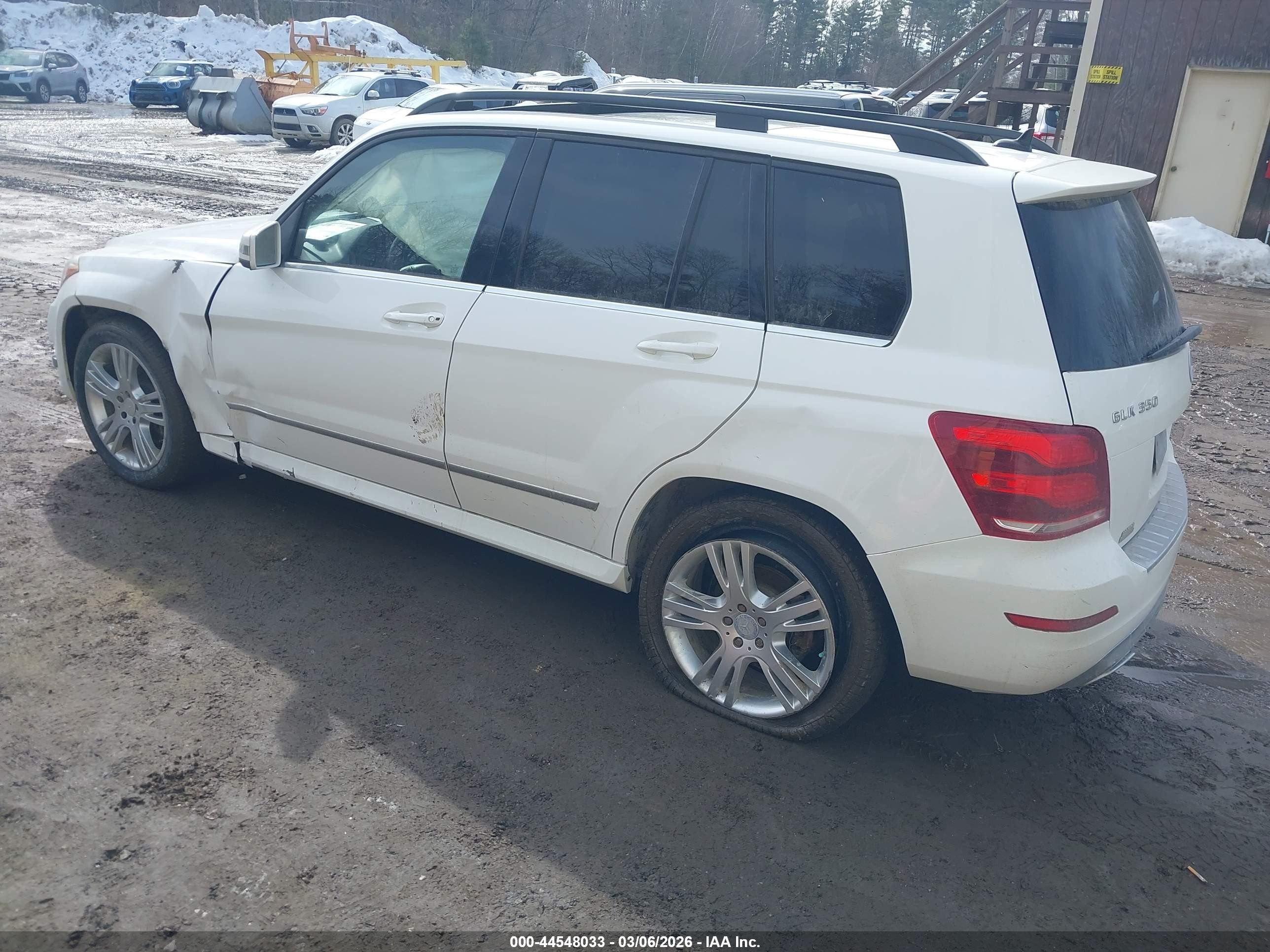 2013 Mercedes-benz Glk 350 4matic White vin: WDCGG8JB7DF964150