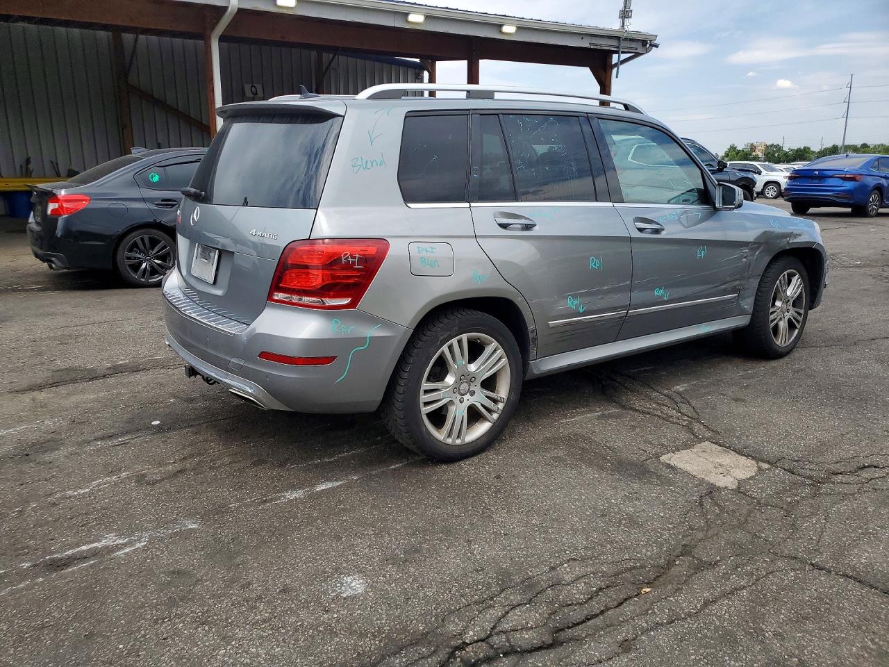 2013 Mercedes-benz Glk 350 4matic Gray vin: WDCGG8JB7DF974371