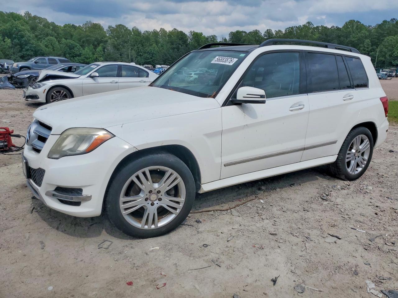 2013 Mercedes-benz Glk 350 4matic White vin: WDCGG8JB7DG029009