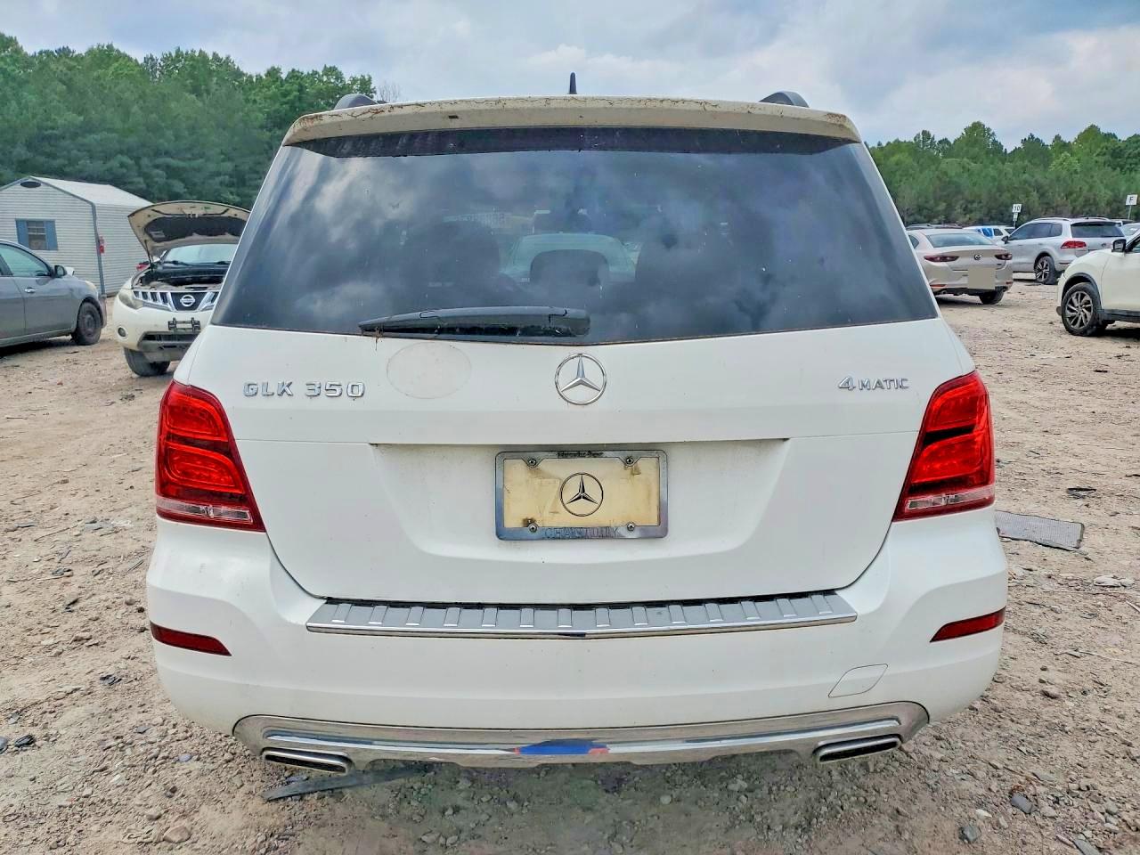2013 Mercedes-benz Glk 350 4matic White vin: WDCGG8JB7DG029009