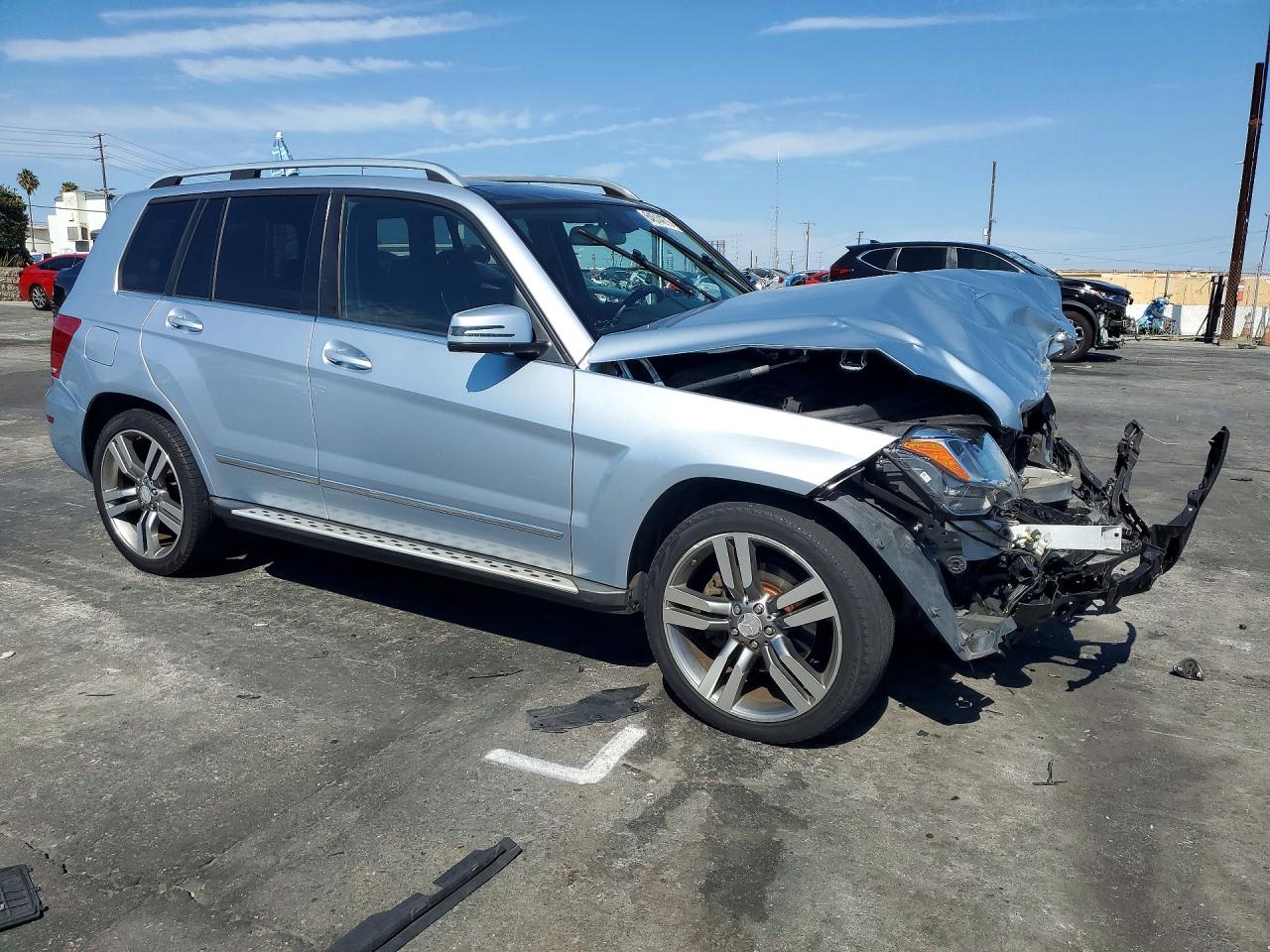 2013 Mercedes-benz Glk 350 4matic Silver vin: WDCGG8JB7DG043637