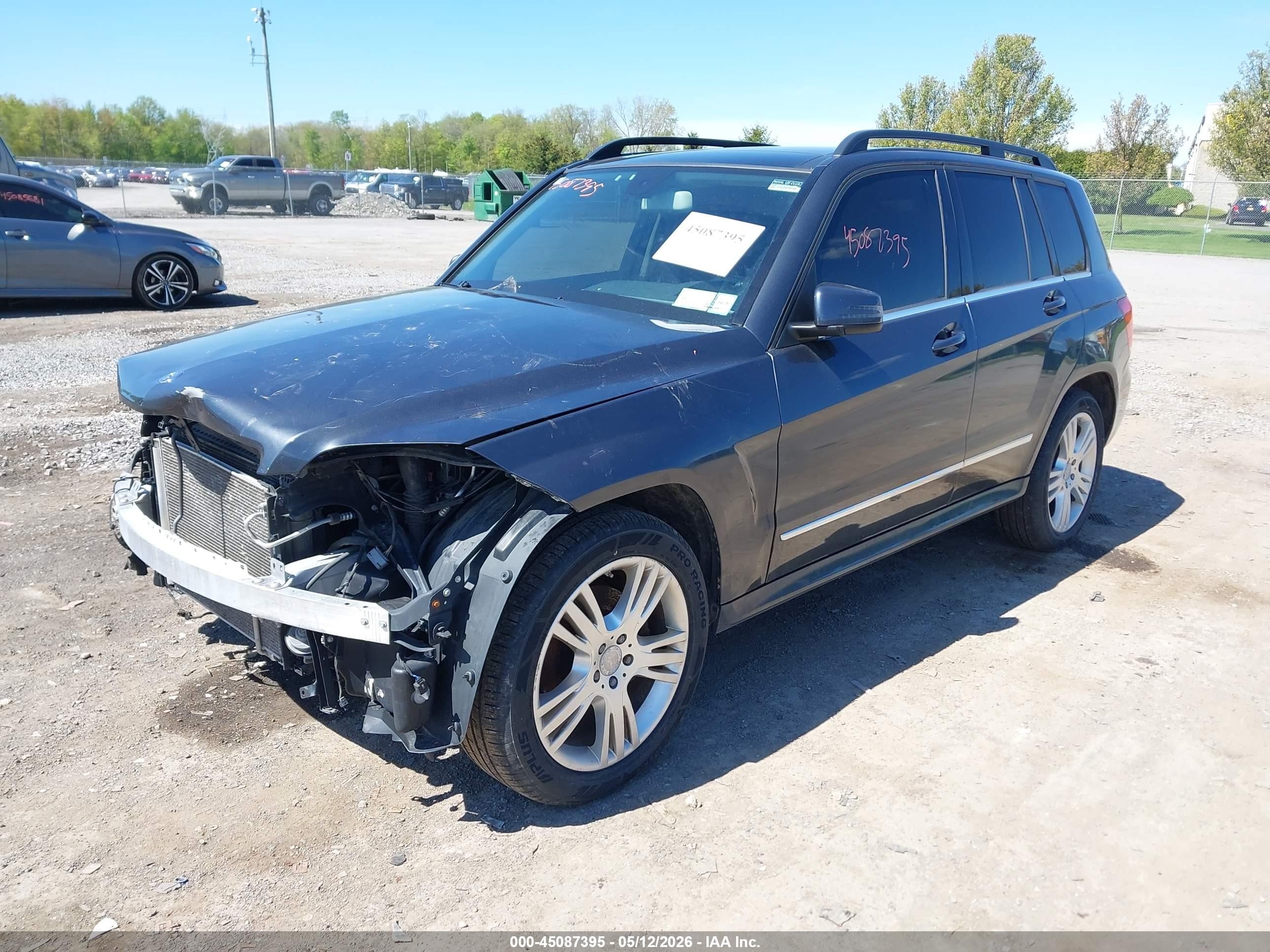 2013 Mercedes-benz Glk 350 4matic Gray vin: WDCGG8JB7DG113413