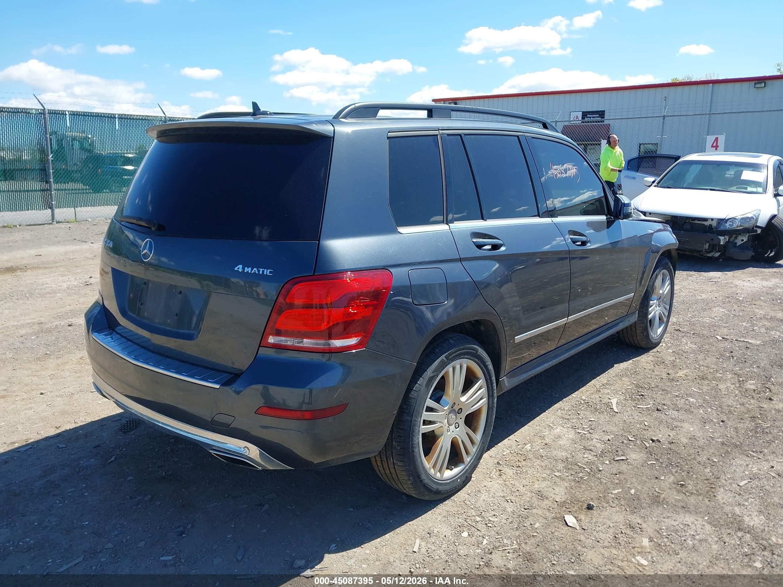 2013 Mercedes-benz Glk 350 4matic Gray vin: WDCGG8JB7DG113413