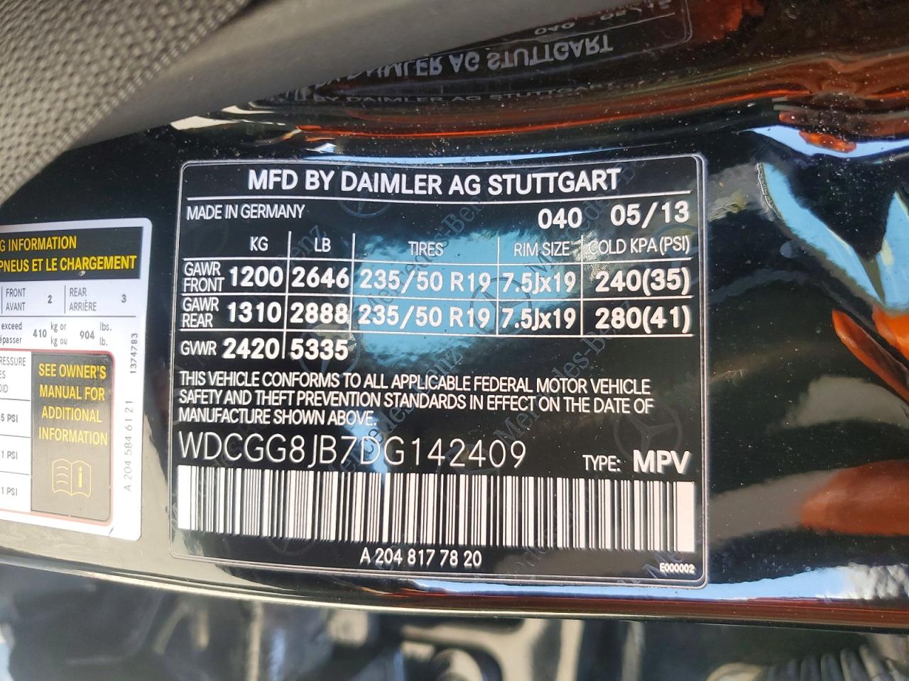 2013 Mercedes-benz Glk 350 4matic Black vin: WDCGG8JB7DG142409