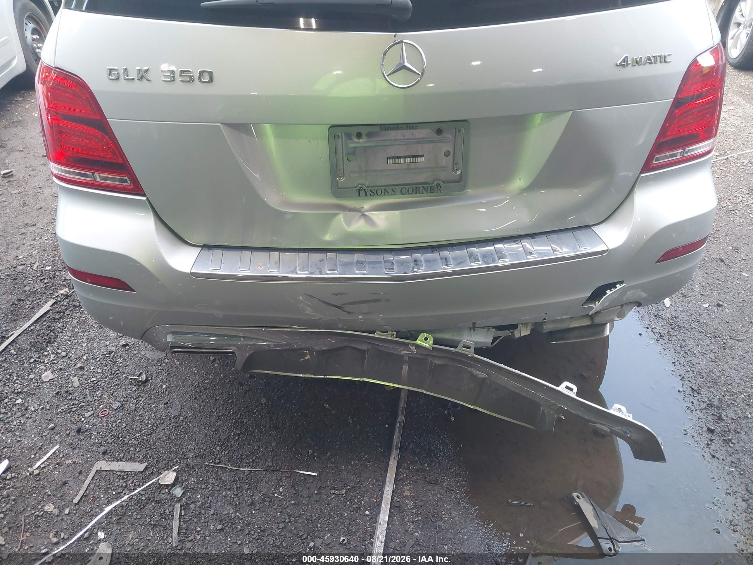 2013 Mercedes-benz Glk 350 4matic Серебряный vin: WDCGG8JB7DG150784
