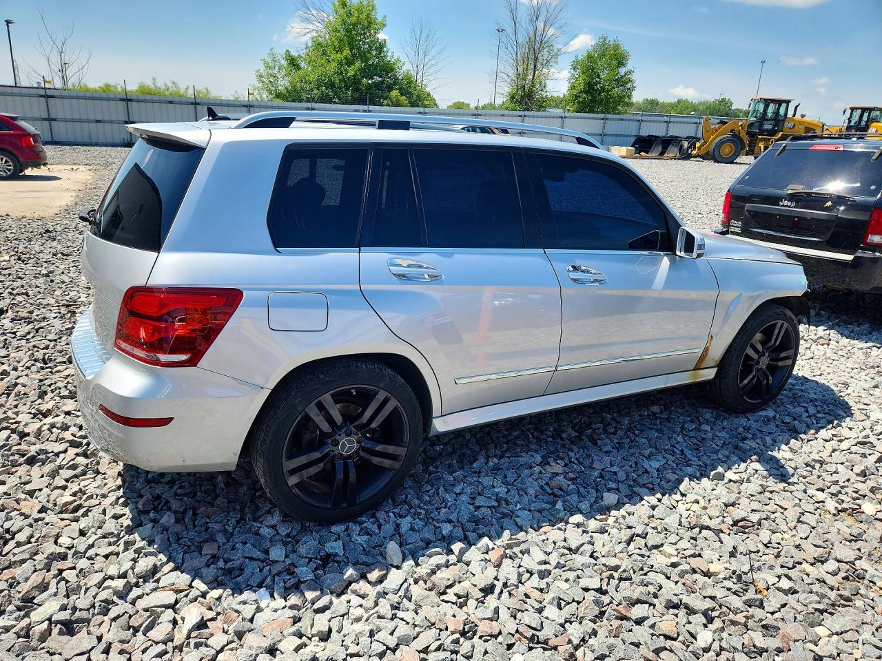 2014 Mercedes-benz Glk 350 4matic Silver vin: WDCGG8JB7EG166937