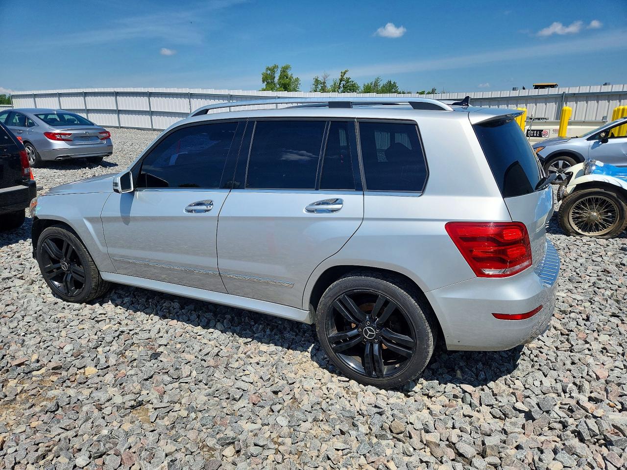 2014 Mercedes-benz Glk 350 4matic Silver vin: WDCGG8JB7EG166937
