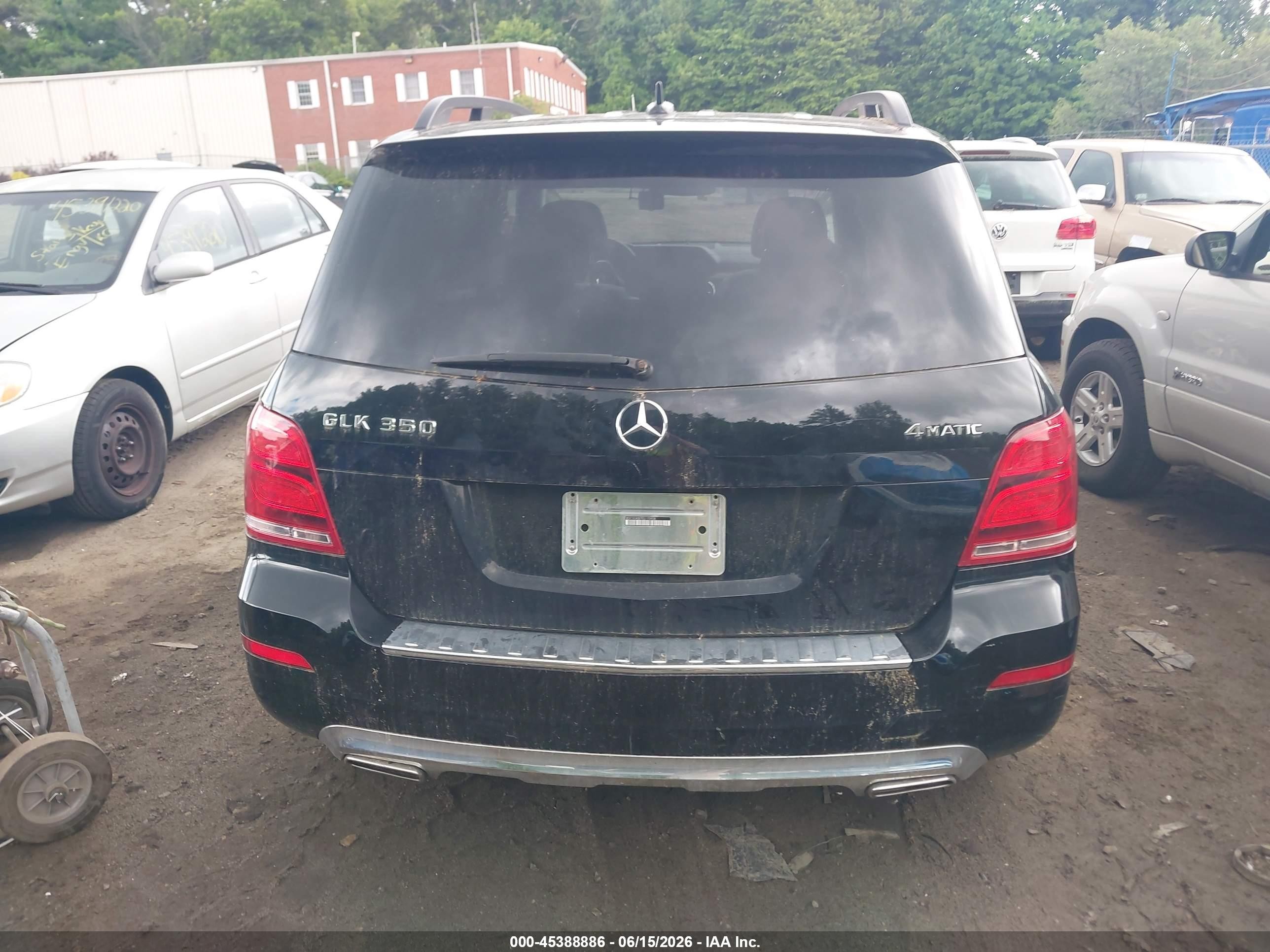 2014 Mercedes-benz Glk 350 4matic Black vin: WDCGG8JB7EG170938
