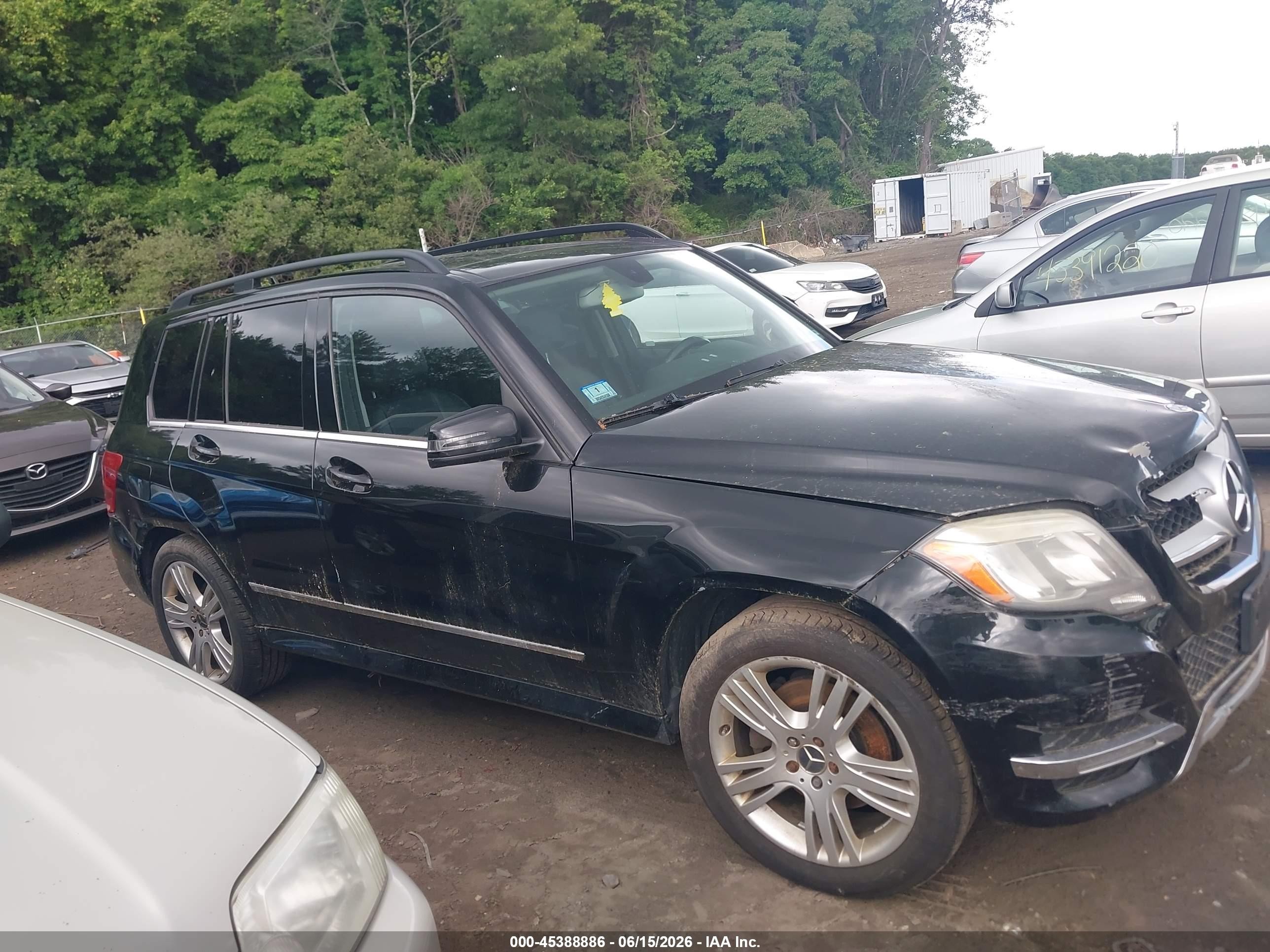 2014 Mercedes-benz Glk 350 4matic Black vin: WDCGG8JB7EG170938