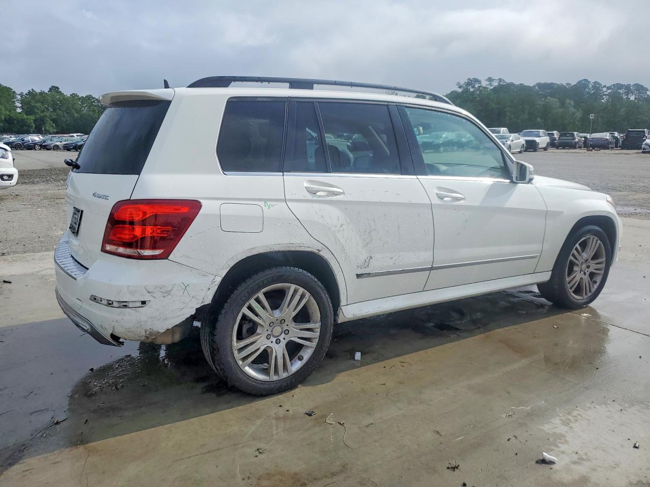 2014 Mercedes-benz Glk 350 4matic White vin: WDCGG8JB7EG190123