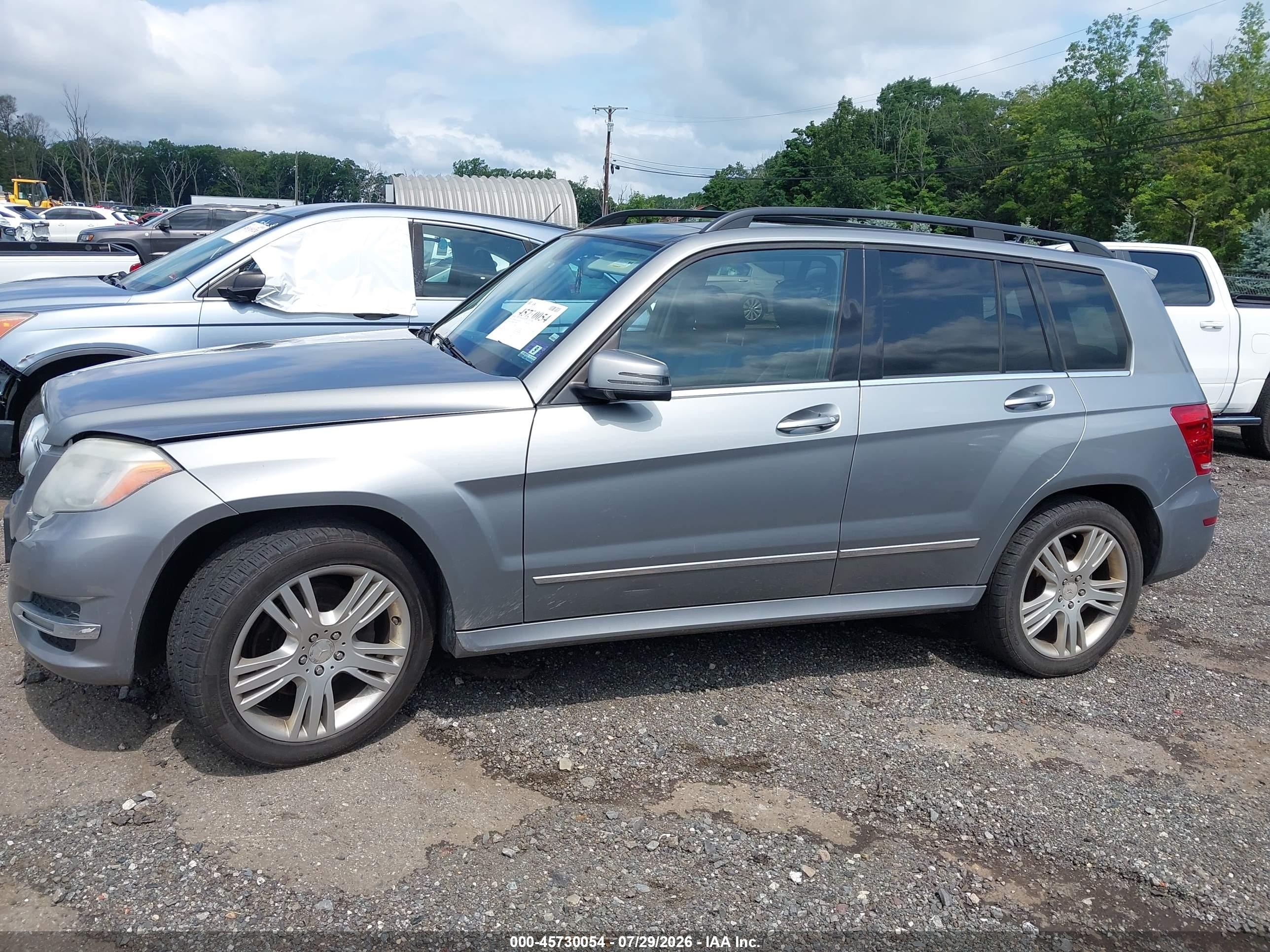 2014 Mercedes-benz Glk 350 4matic Silver vin: WDCGG8JB7EG200942