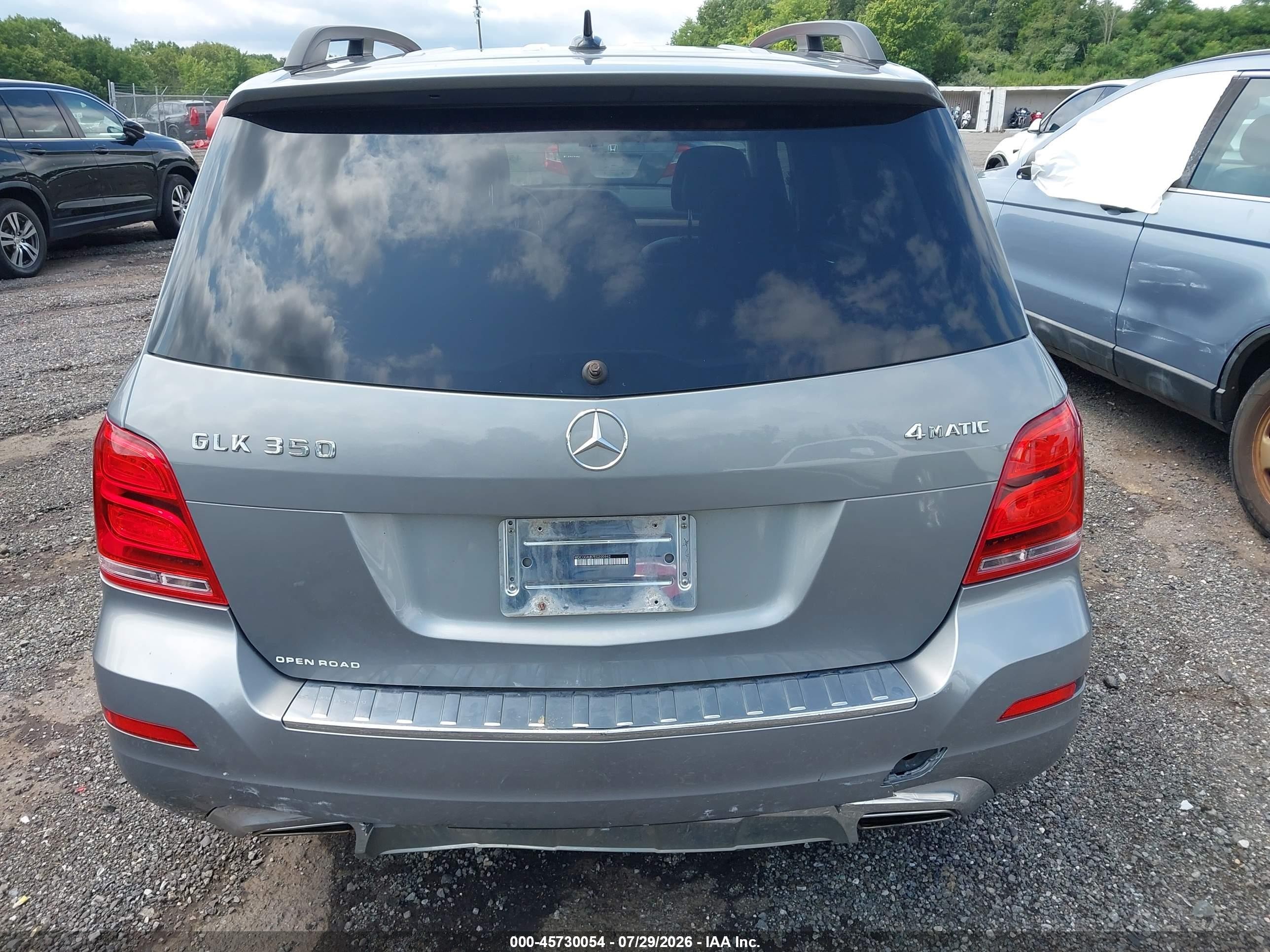 2014 Mercedes-benz Glk 350 4matic Silver vin: WDCGG8JB7EG200942