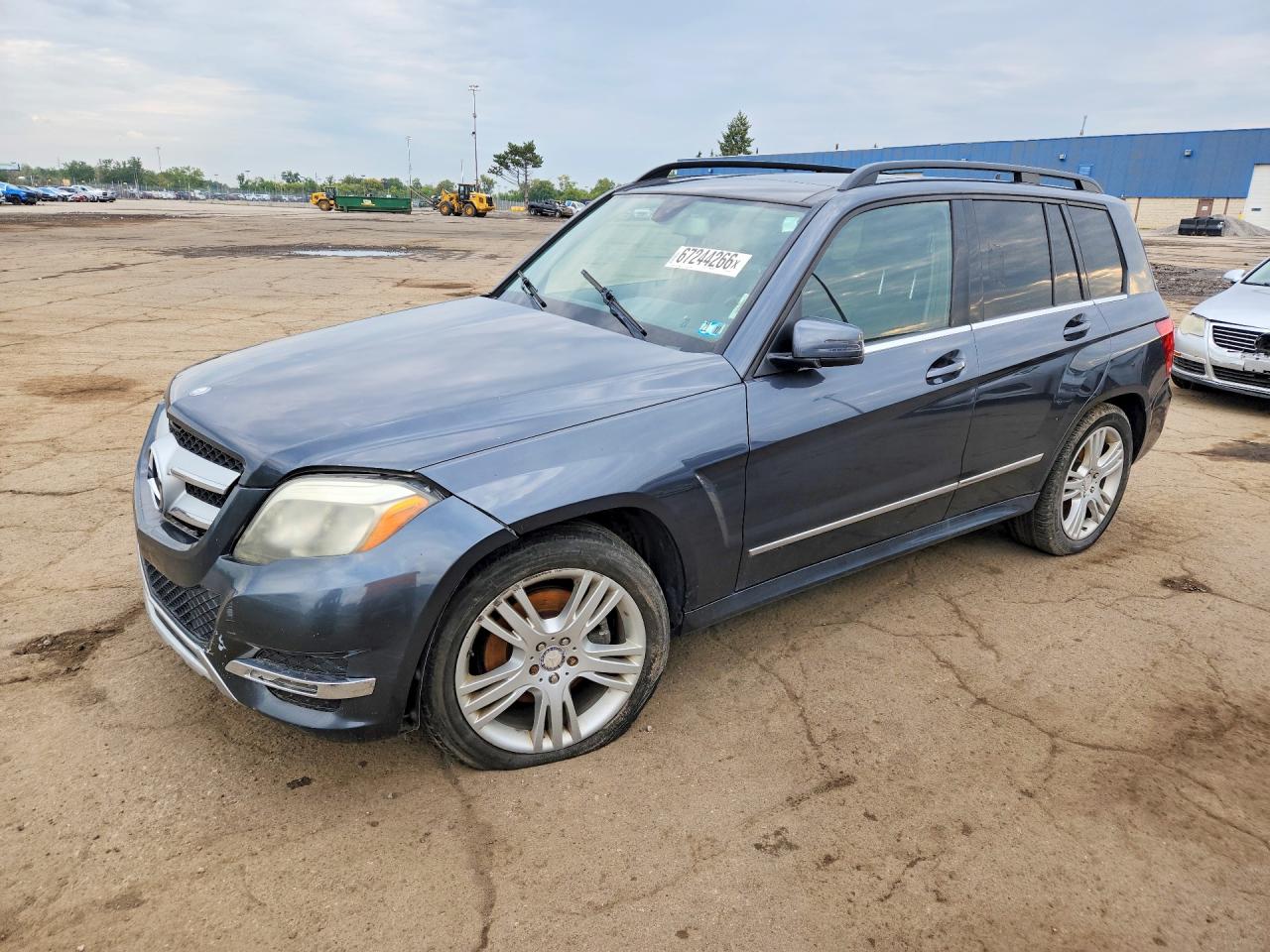 2014 Mercedes-benz Glk 350 4matic Blue vin: WDCGG8JB7EG238414
