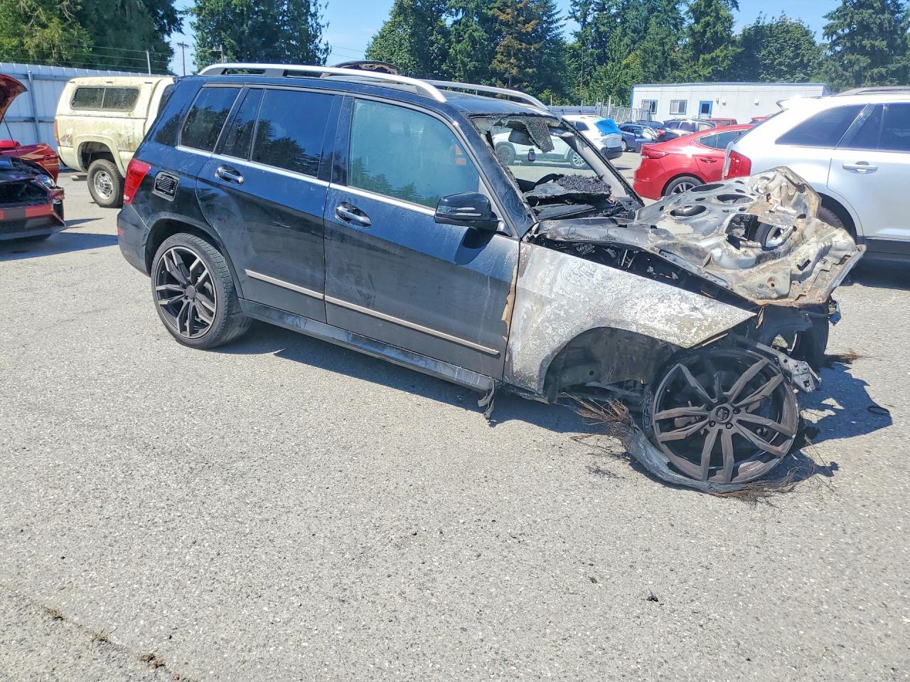 2014 Mercedes-benz Glk 350 4matic Black vin: WDCGG8JB7EG273485