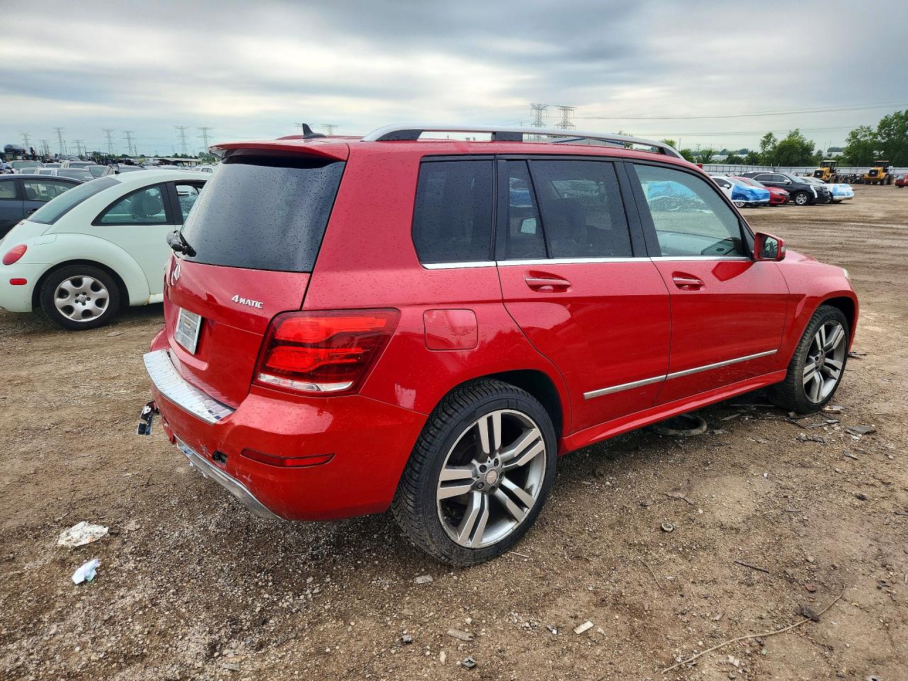 2014 Mercedes-benz Glk 350 4matic Red vin: WDCGG8JB7EG284874