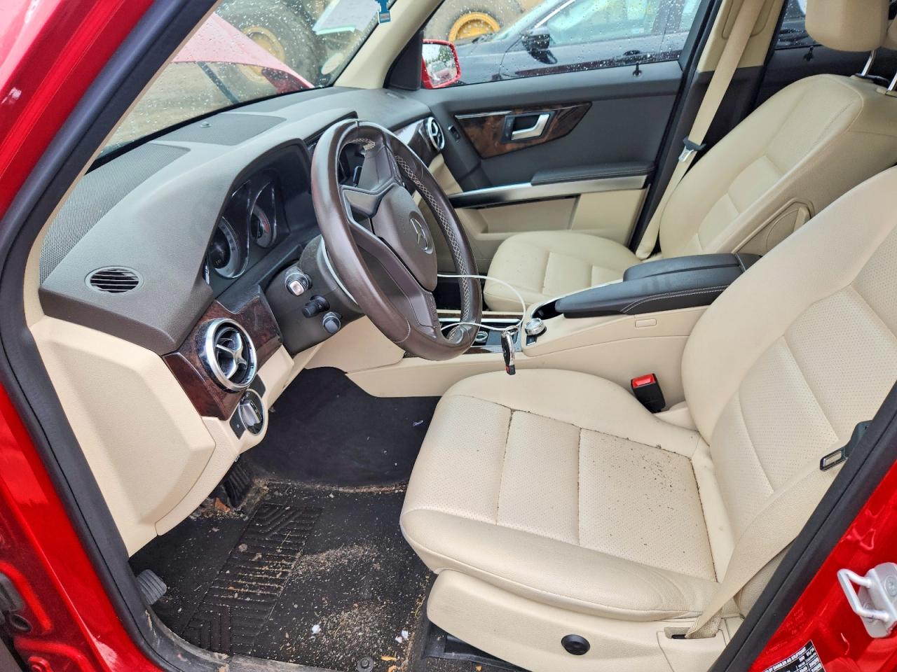 2014 Mercedes-benz Glk 350 4matic Red vin: WDCGG8JB7EG284874