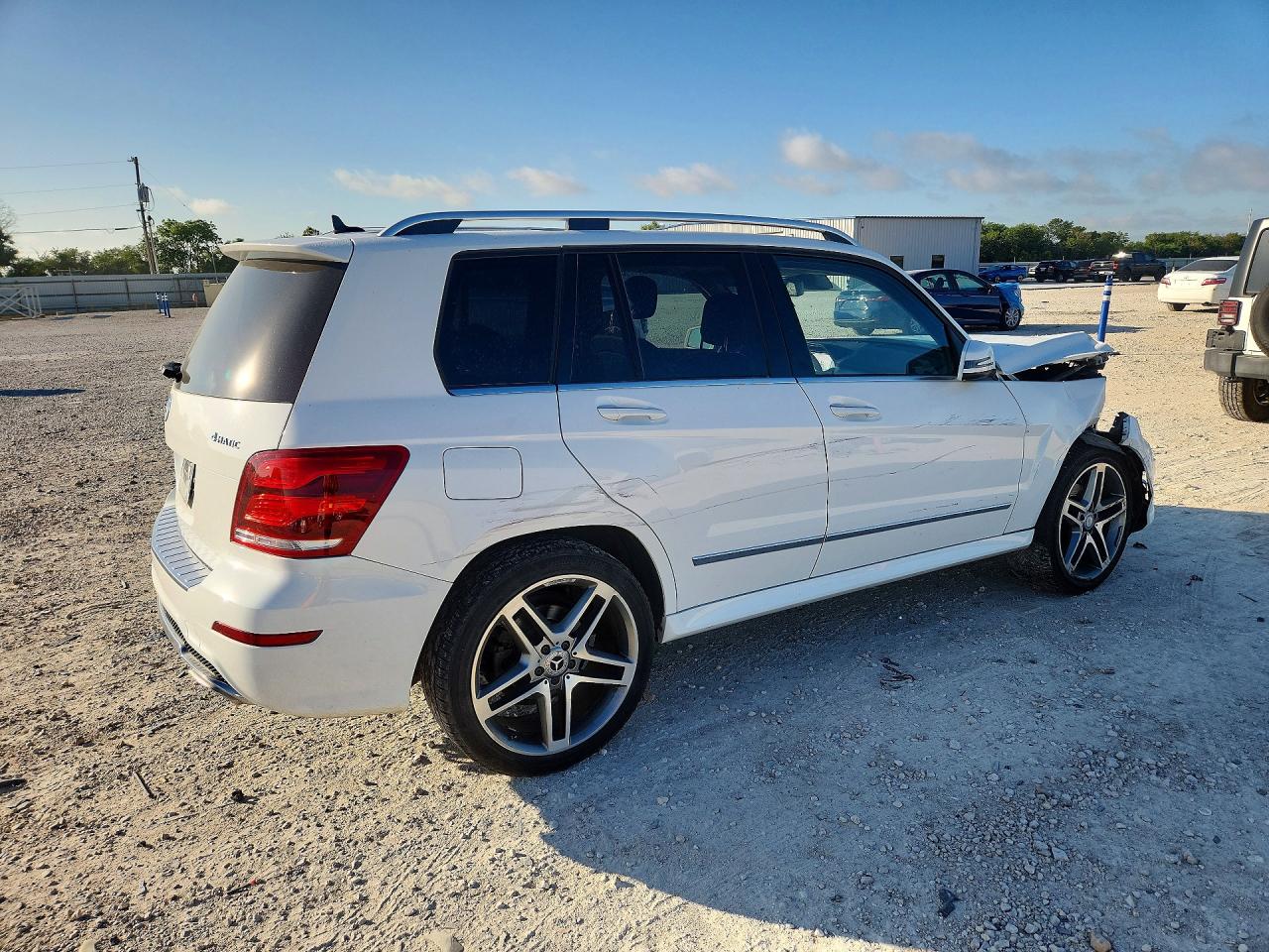 2014 Mercedes-benz Glk 350 4matic White vin: WDCGG8JB7EG336472