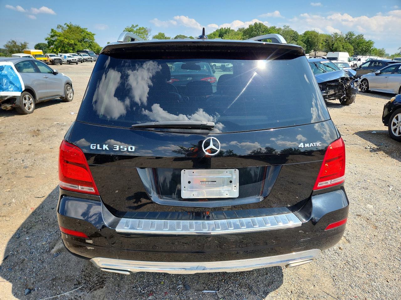 2015 Mercedes-benz Glk 350 4matic Black vin: WDCGG8JB7FG347389