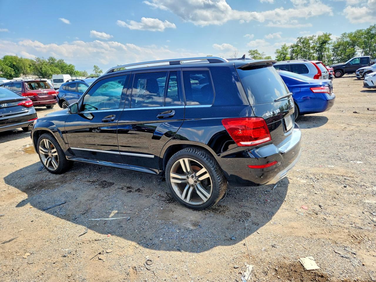 2015 Mercedes-benz Glk 350 4matic Black vin: WDCGG8JB7FG347389