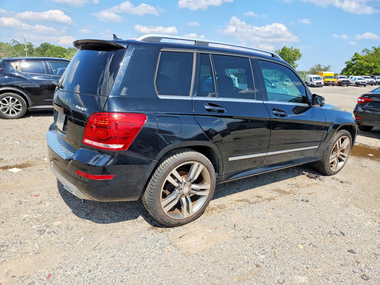 2015 Mercedes-benz Glk 350 4matic Black vin: WDCGG8JB7FG347389