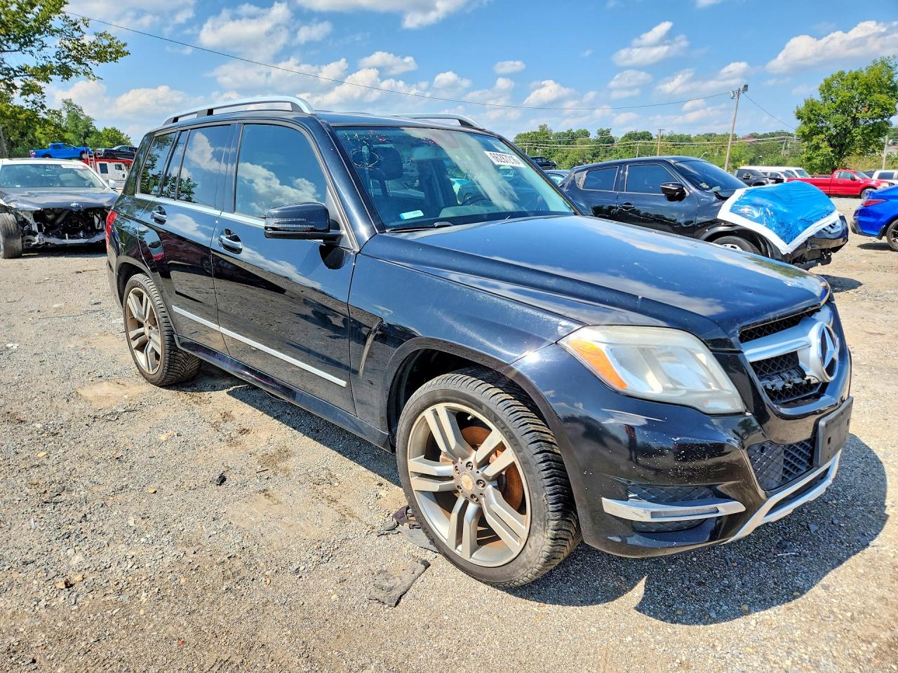 2015 Mercedes-benz Glk 350 4matic Black vin: WDCGG8JB7FG347389