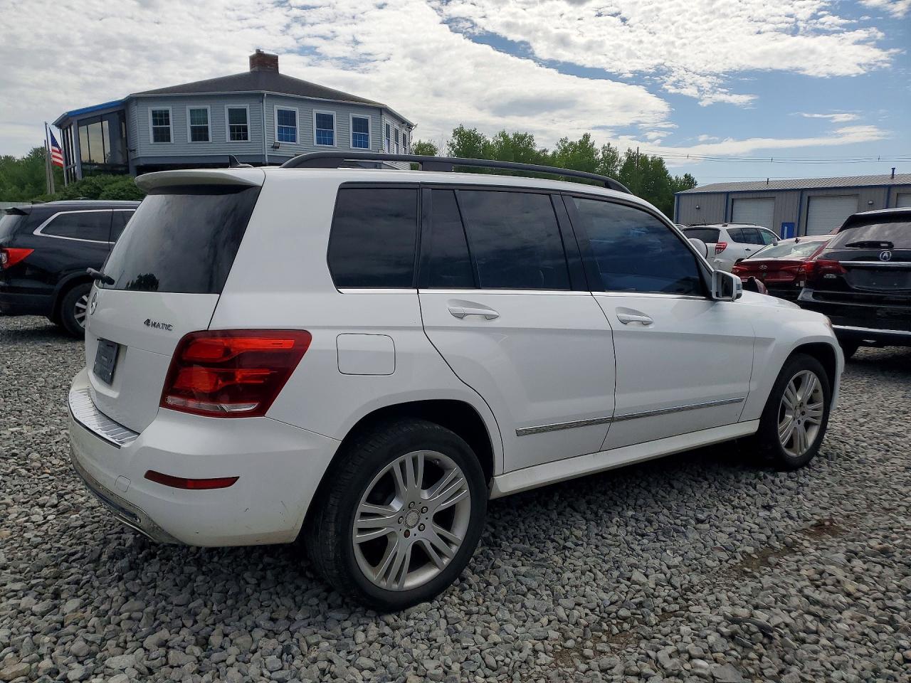 2015 Mercedes-benz Glk 350 4matic White vin: WDCGG8JB7FG364824
