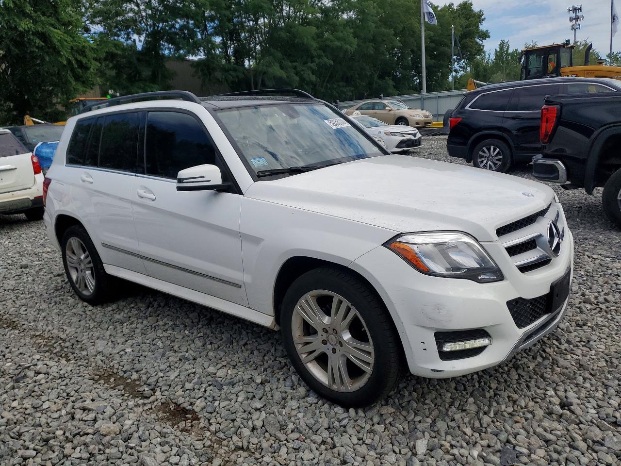 2015 Mercedes-benz Glk 350 4matic White vin: WDCGG8JB7FG364824