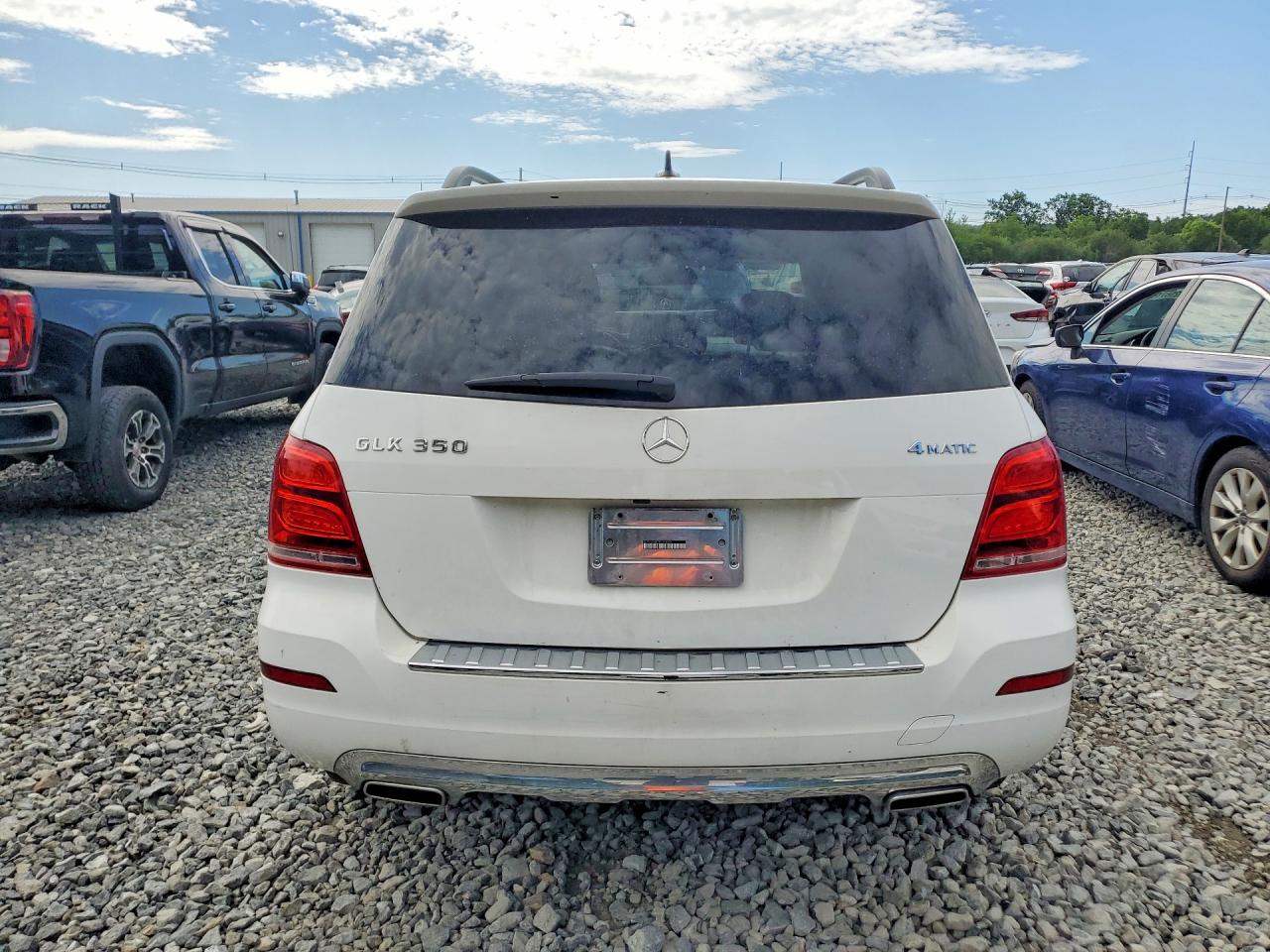 2015 Mercedes-benz Glk 350 4matic White vin: WDCGG8JB7FG364824