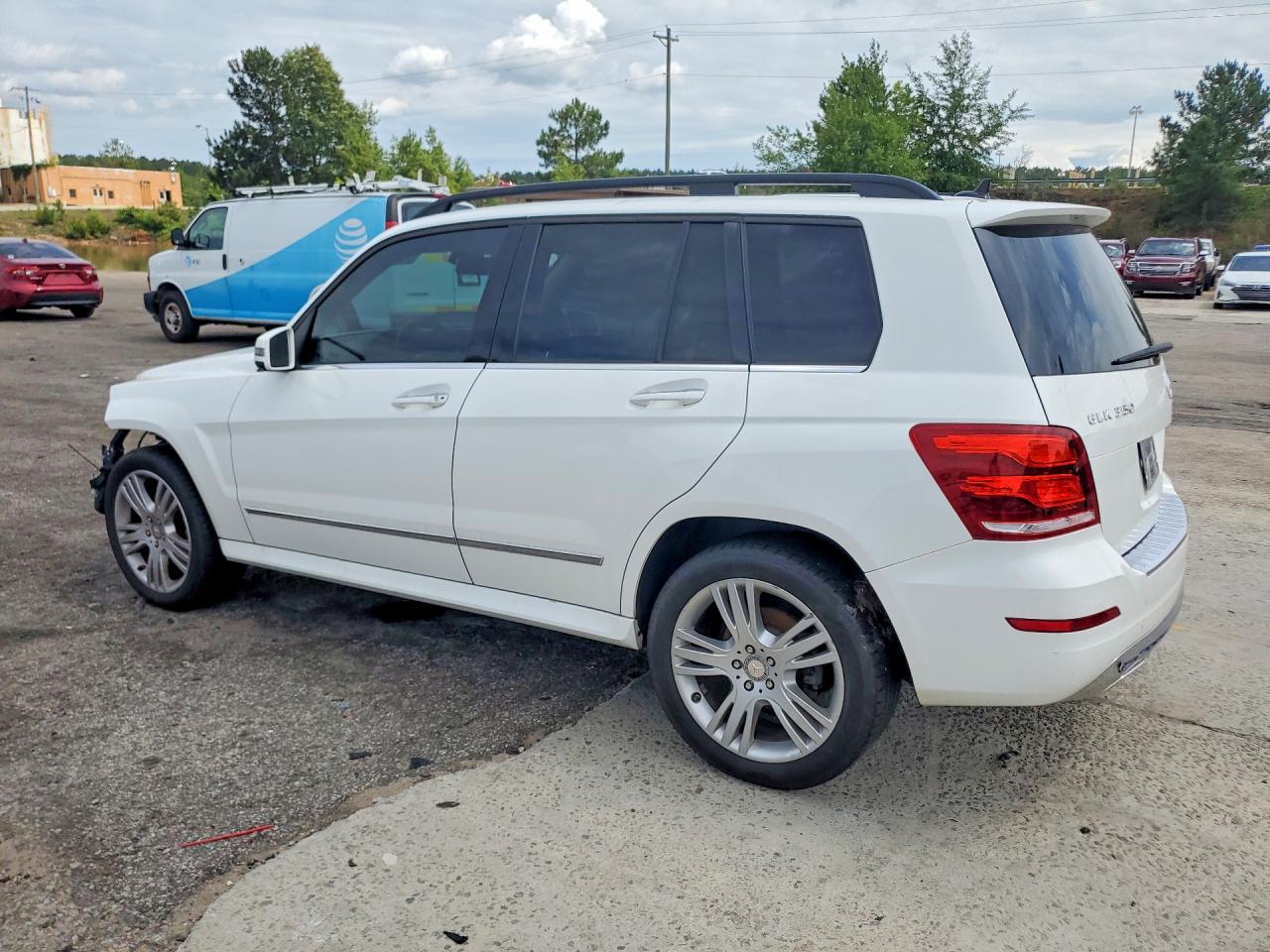 2013 Mercedes-benz Glk 350 4matic White vin: WDCGG8JB8DG087047
