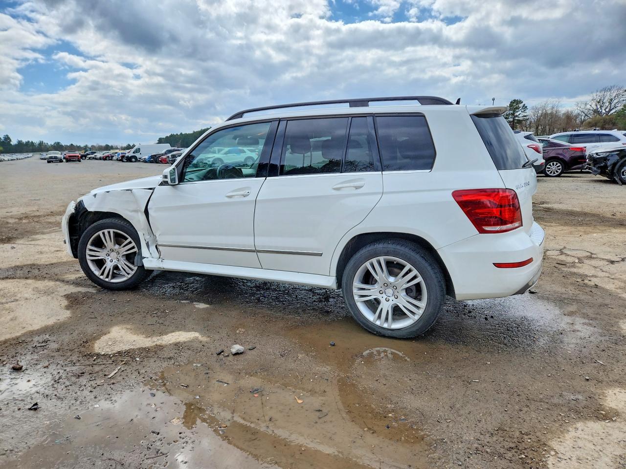 2013 Mercedes-benz Glk 350 4matic White vin: WDCGG8JB8DG113128