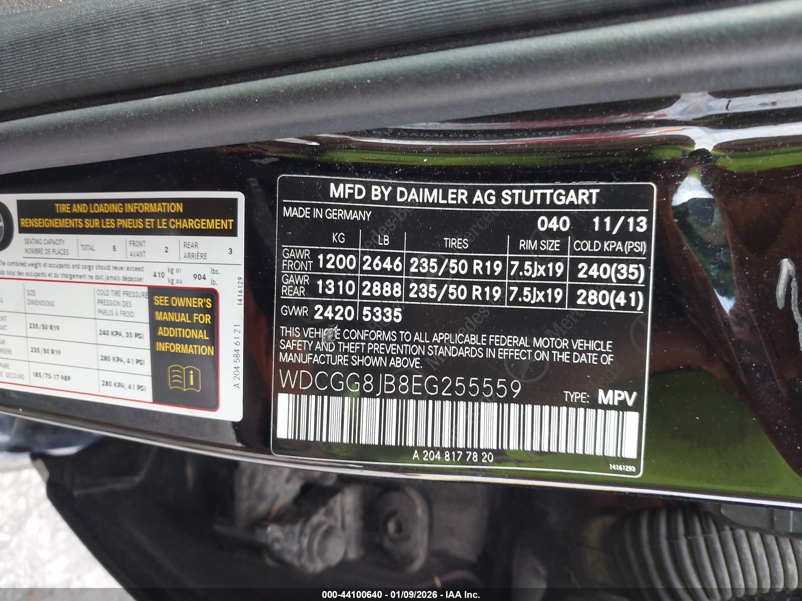 2014 Mercedes-benz Glk 350 4matic Black vin: WDCGG8JB8EG255559