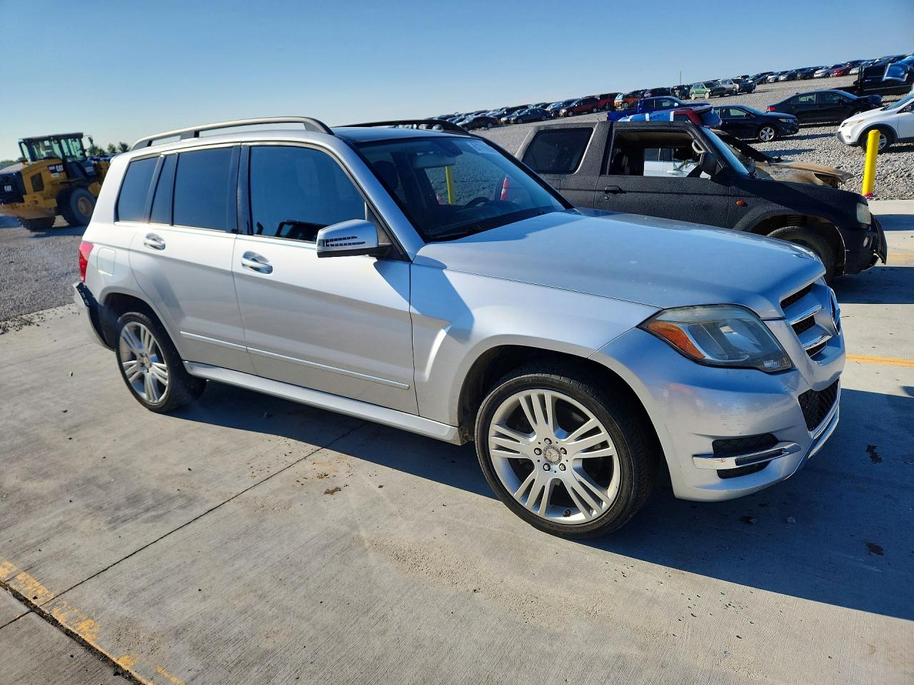 2014 Mercedes-benz Glk 350 4matic Silver vin: WDCGG8JB8EG284236