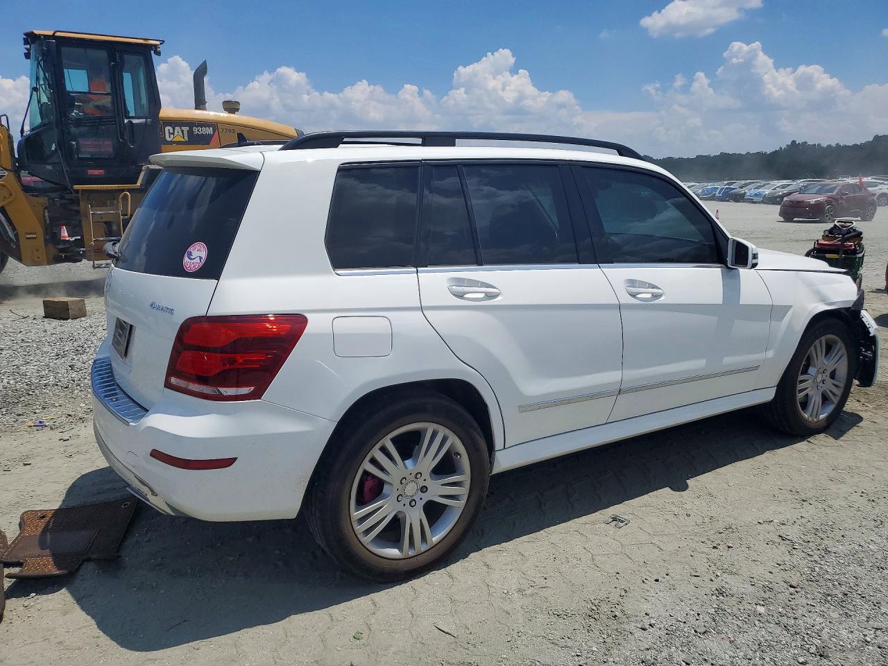 2014 Mercedes-benz Glk 350 4matic White vin: WDCGG8JB8EG330776