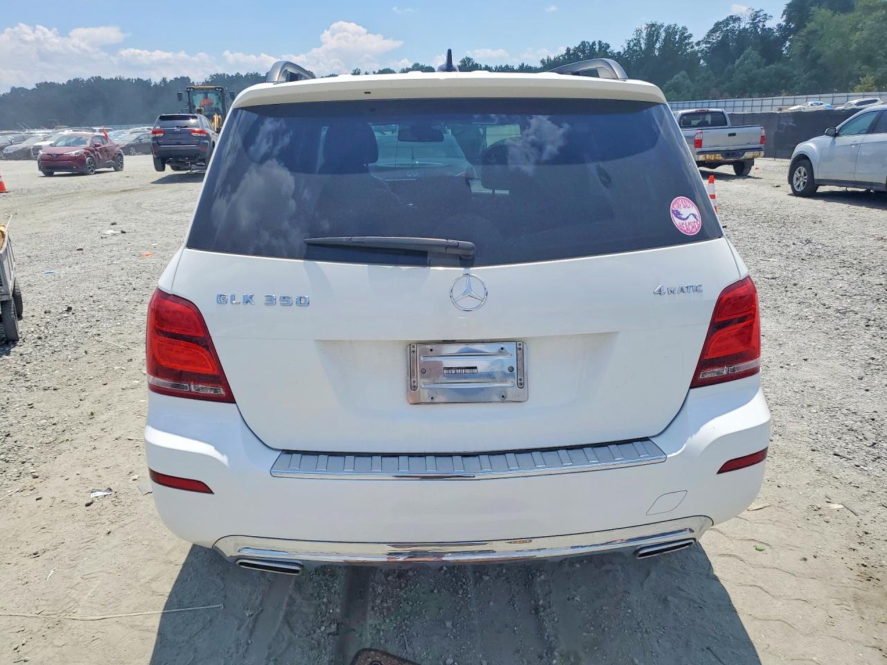 2014 Mercedes-benz Glk 350 4matic White vin: WDCGG8JB8EG330776