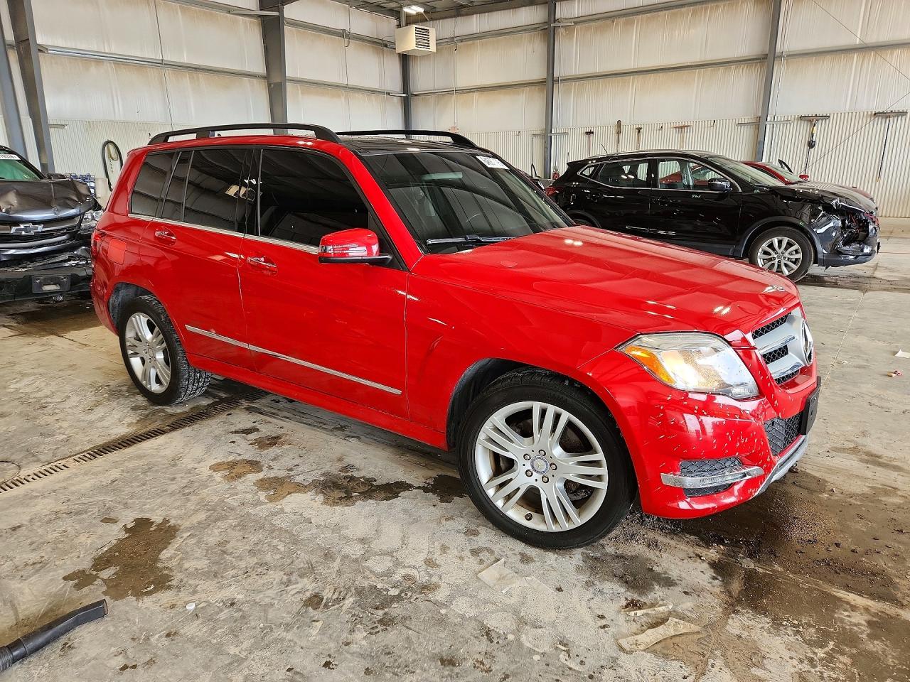 2015 Mercedes-benz Glk 350 4matic Red vin: WDCGG8JB8FG351063