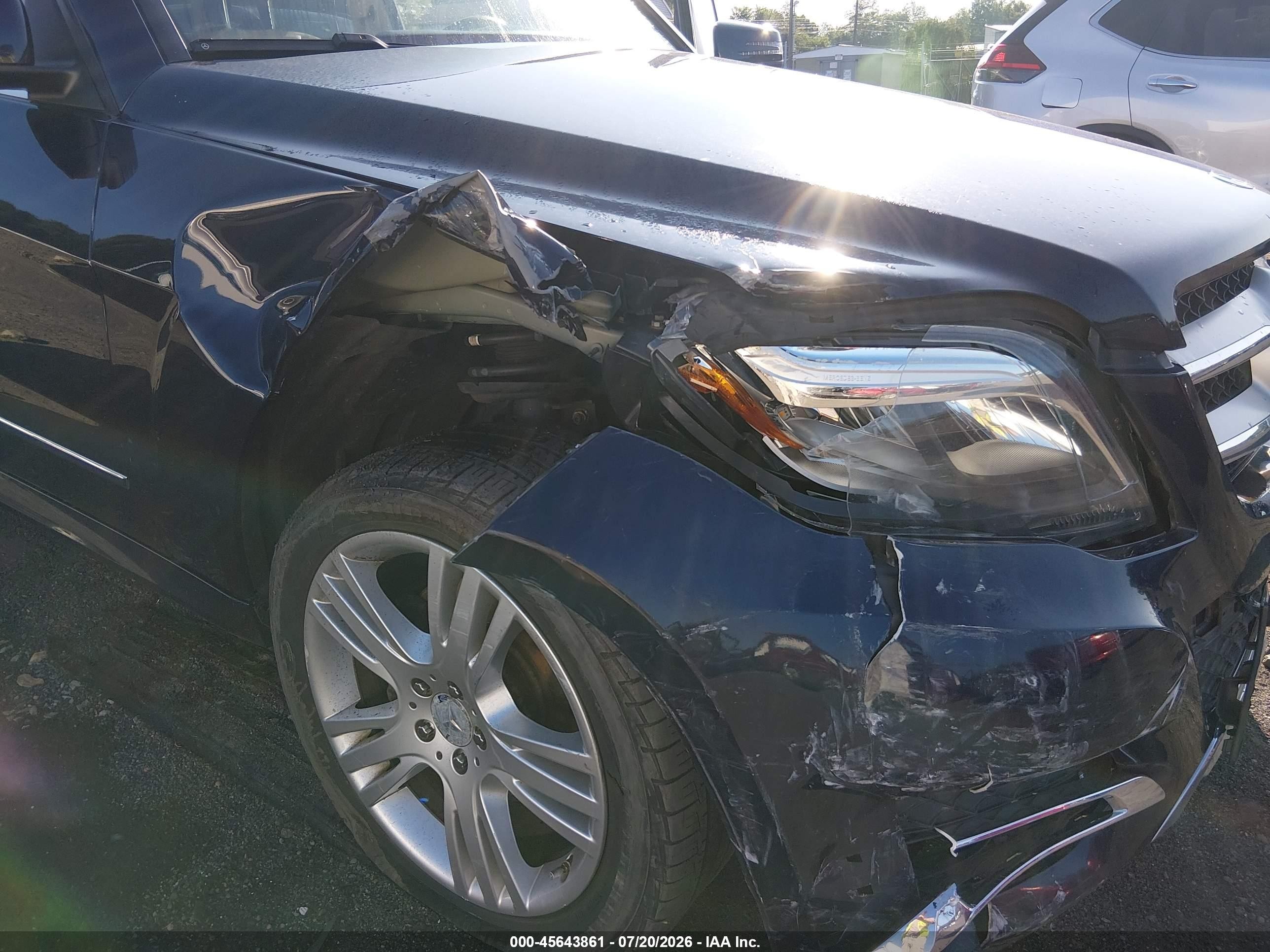 2015 Mercedes-benz Glk 350 4matic Dark Blue vin: WDCGG8JB8FG360975