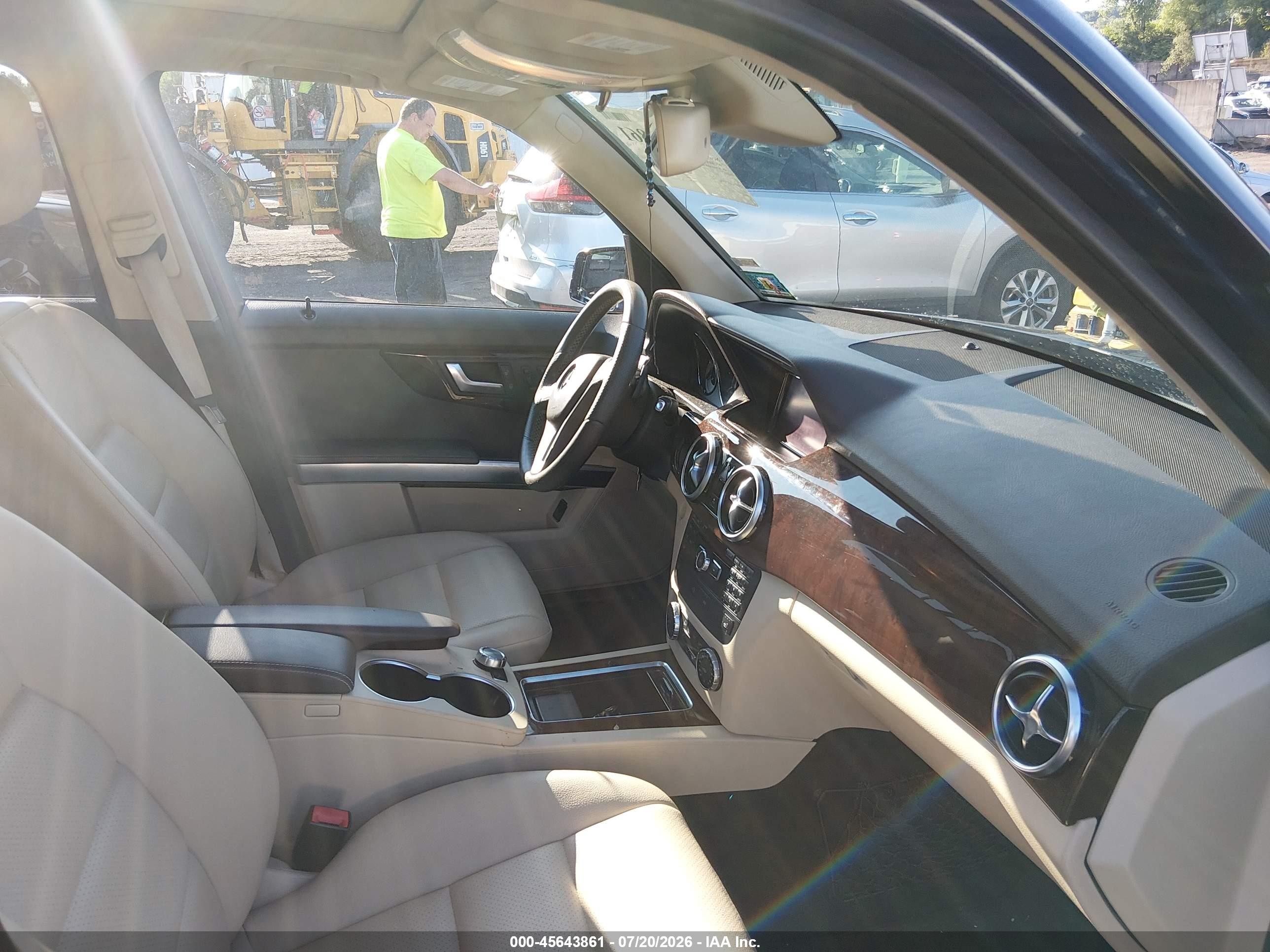 2015 Mercedes-benz Glk 350 4matic Dark Blue vin: WDCGG8JB8FG360975