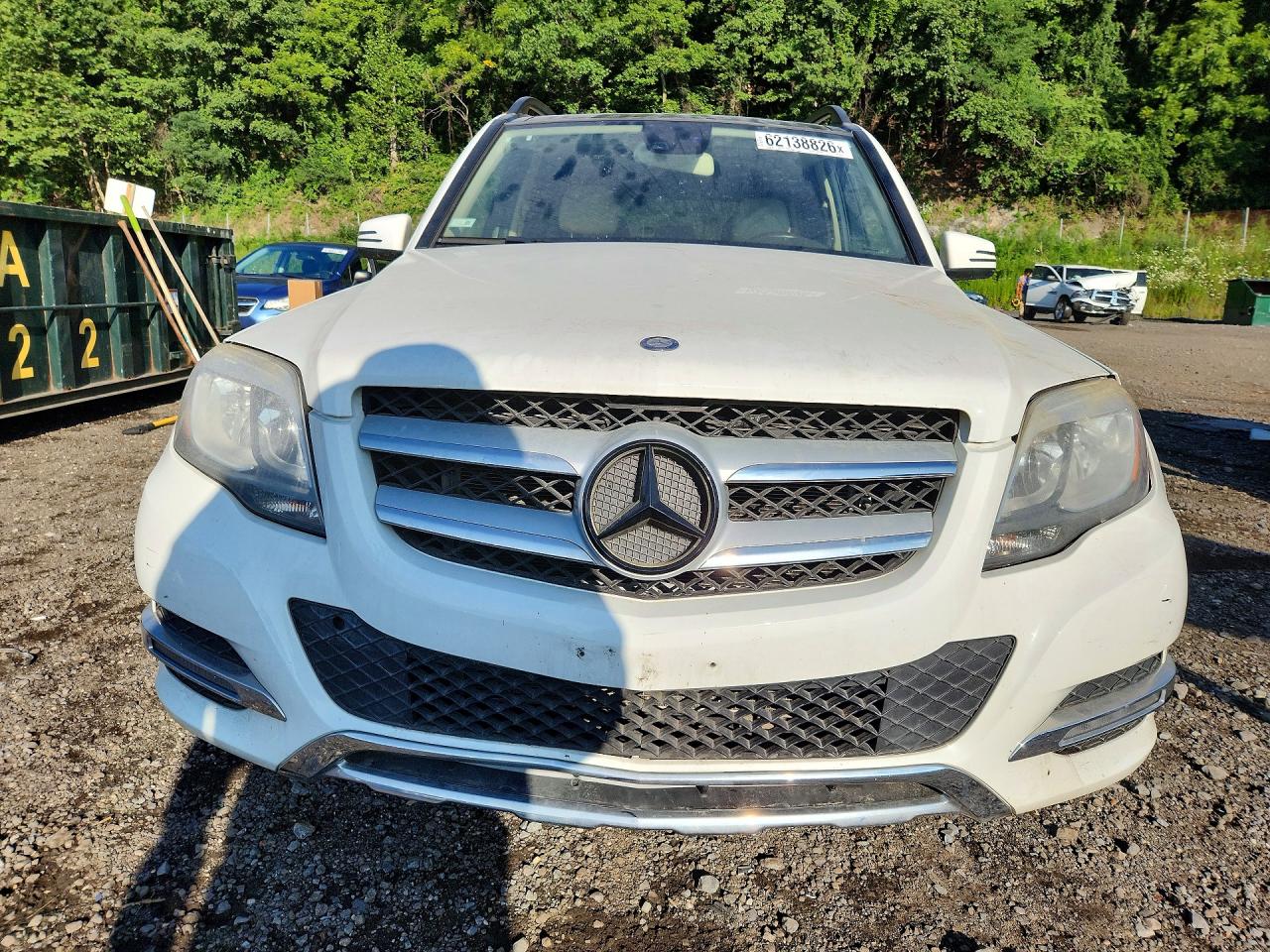 2015 Mercedes-benz Glk 350 4matic Белый vin: WDCGG8JB8FG409141