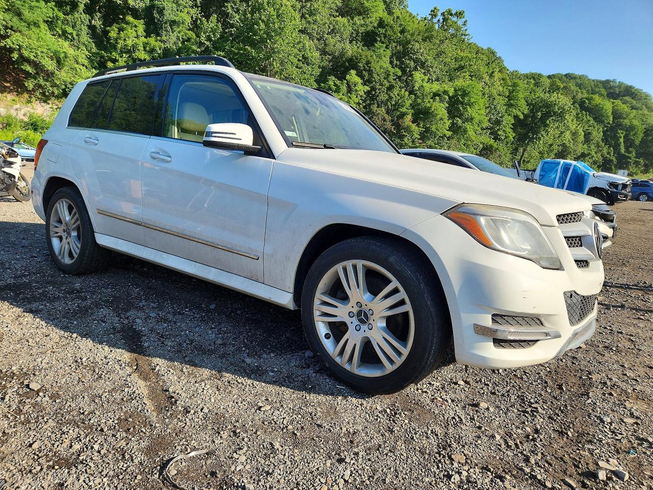 2015 Mercedes-benz Glk 350 4matic Белый vin: WDCGG8JB8FG409141
