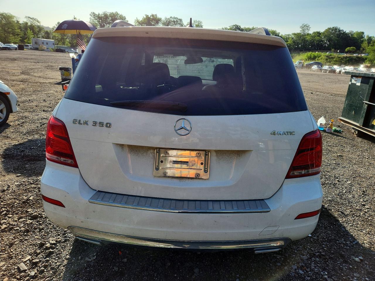 2015 Mercedes-benz Glk 350 4matic Белый vin: WDCGG8JB8FG409141