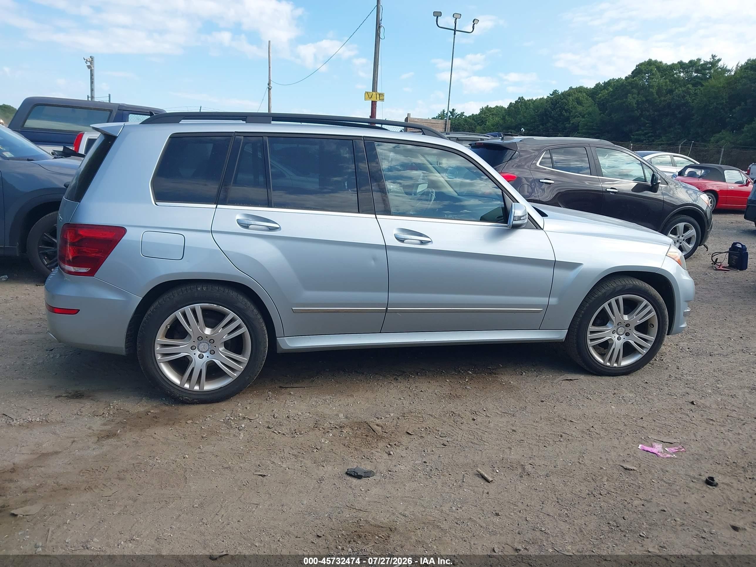 2015 Mercedes-benz Glk 350 4matic Синий vin: WDCGG8JB8FG431379