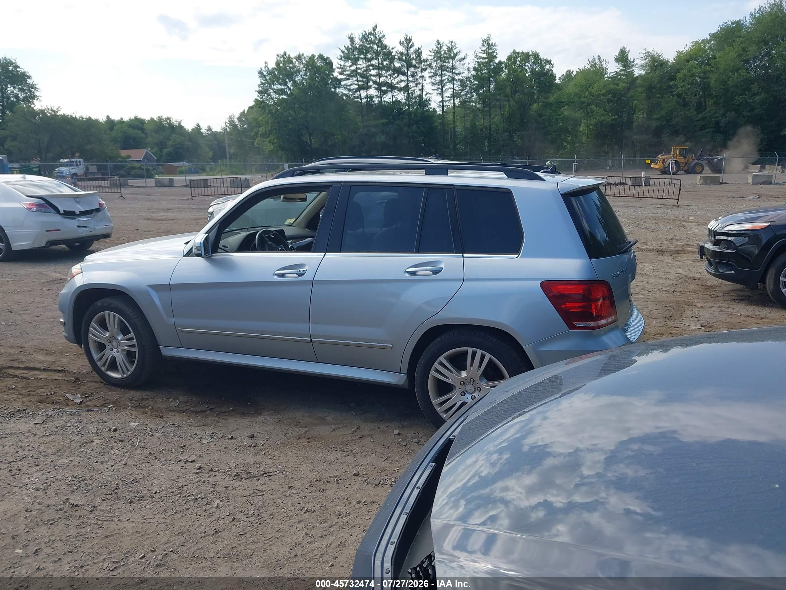 2015 Mercedes-benz Glk 350 4matic Синий vin: WDCGG8JB8FG431379