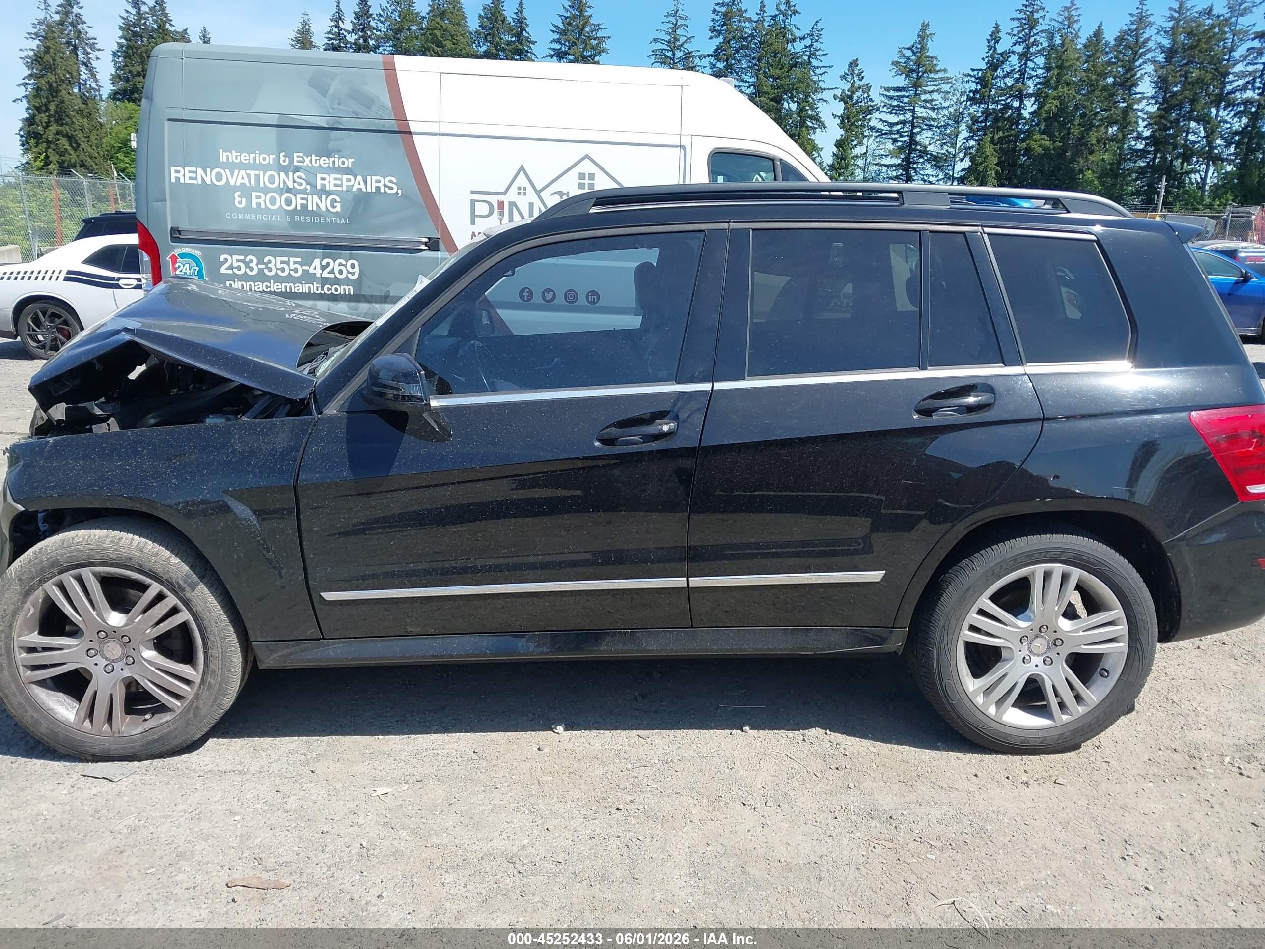 2013 Mercedes-benz Glk 350 4matic Black vin: WDCGG8JB9DG113820