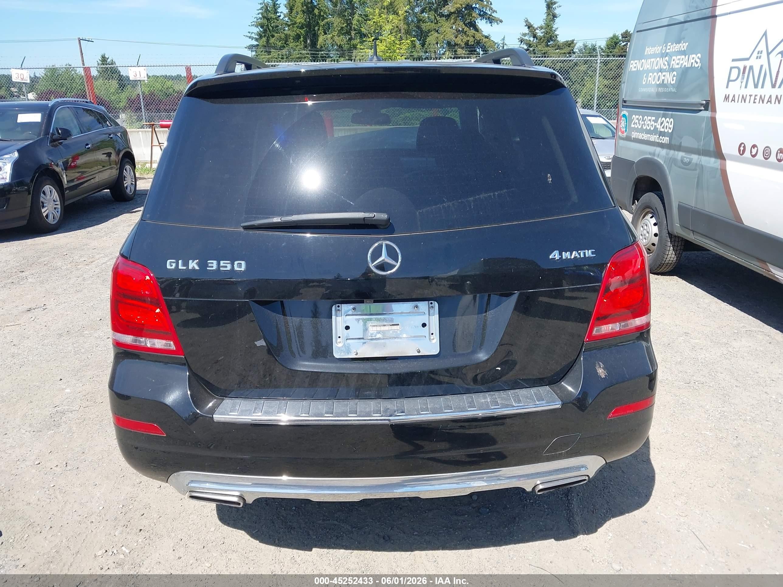 2013 Mercedes-benz Glk 350 4matic Black vin: WDCGG8JB9DG113820