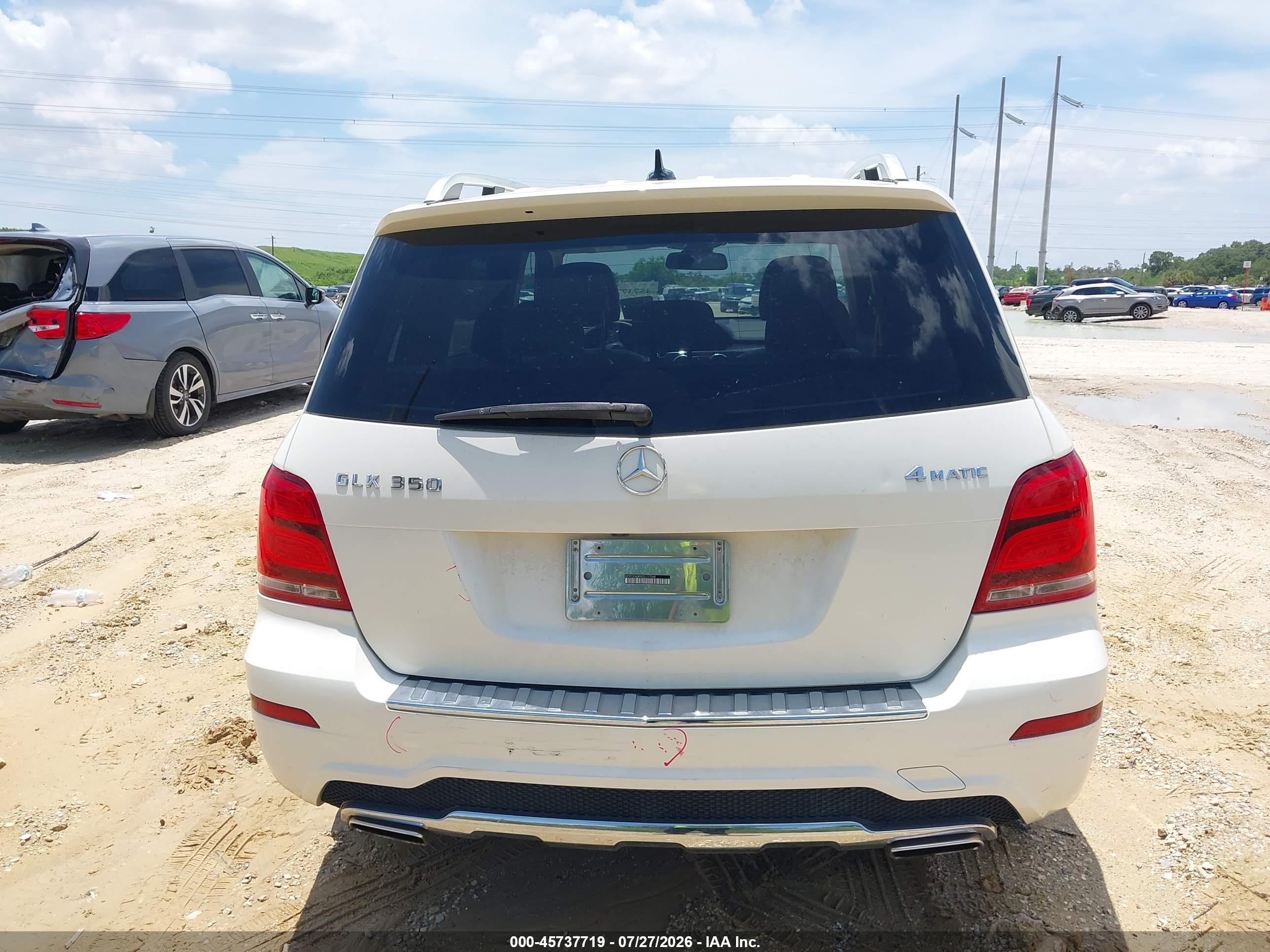 2013 Mercedes-benz Glk 350 4matic White vin: WDCGG8JB9DG137048