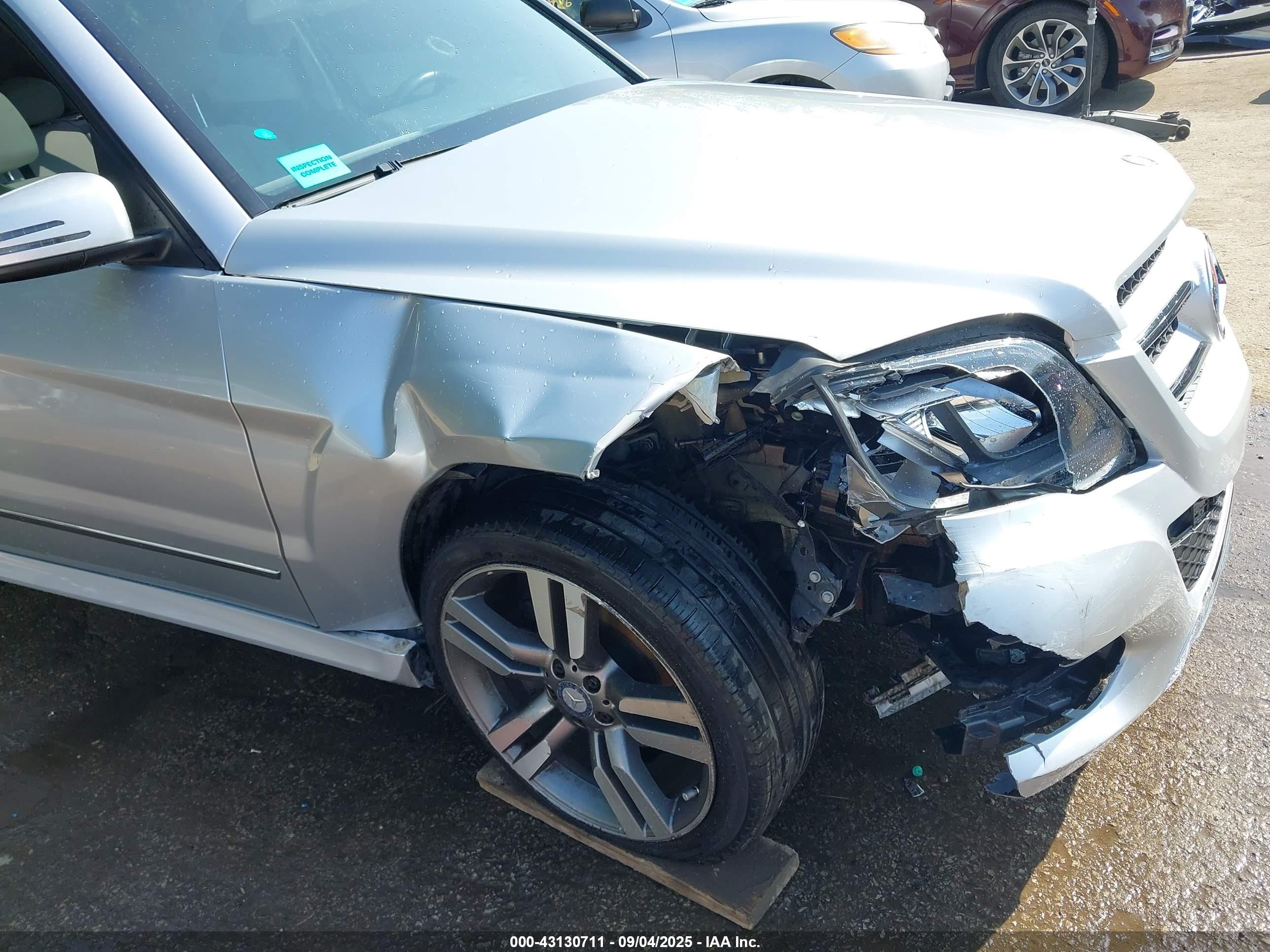 2014 Mercedes-benz Glk 350 4matic Silver vin: WDCGG8JB9EG219962