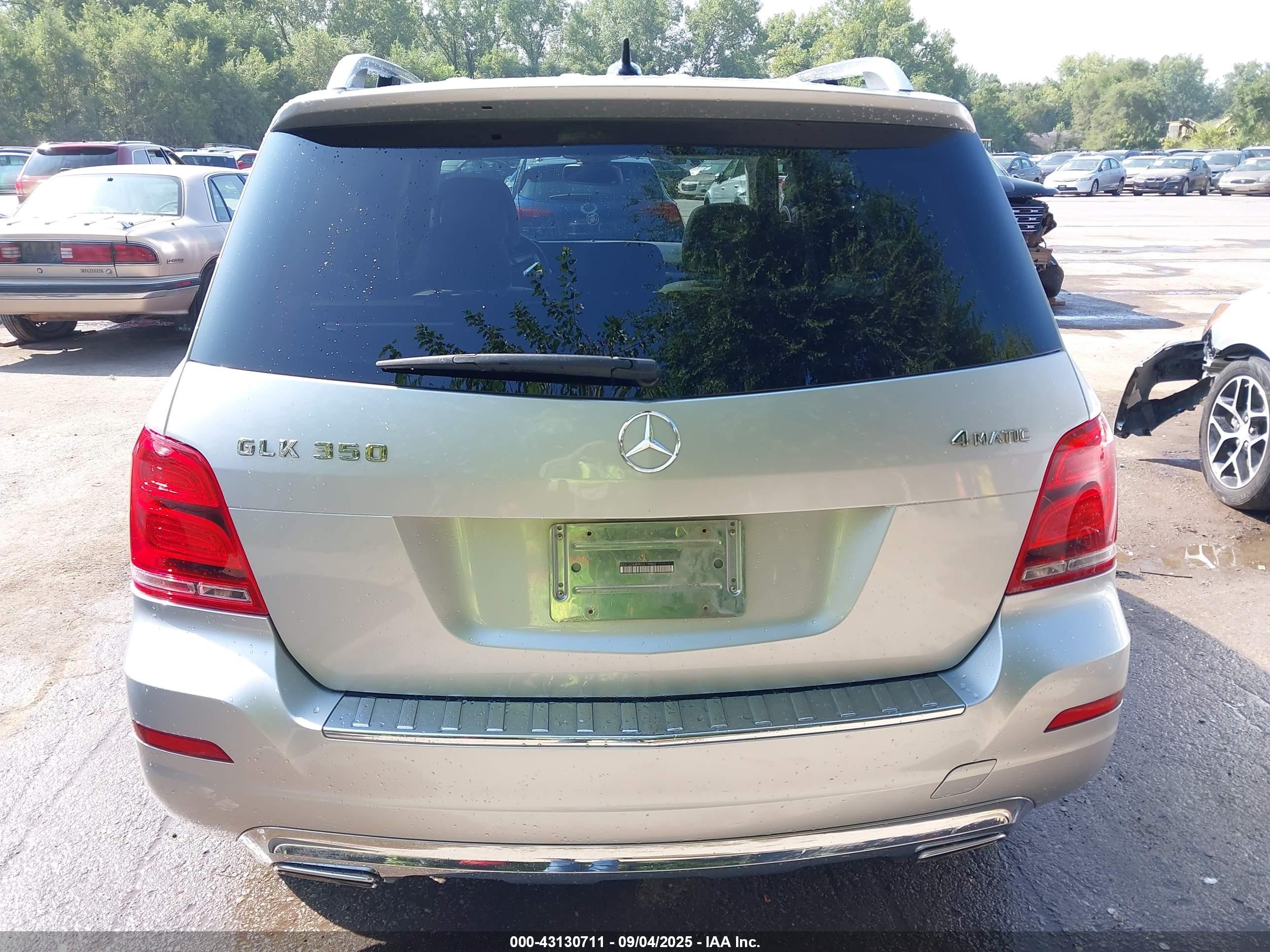 2014 Mercedes-benz Glk 350 4matic Silver vin: WDCGG8JB9EG219962