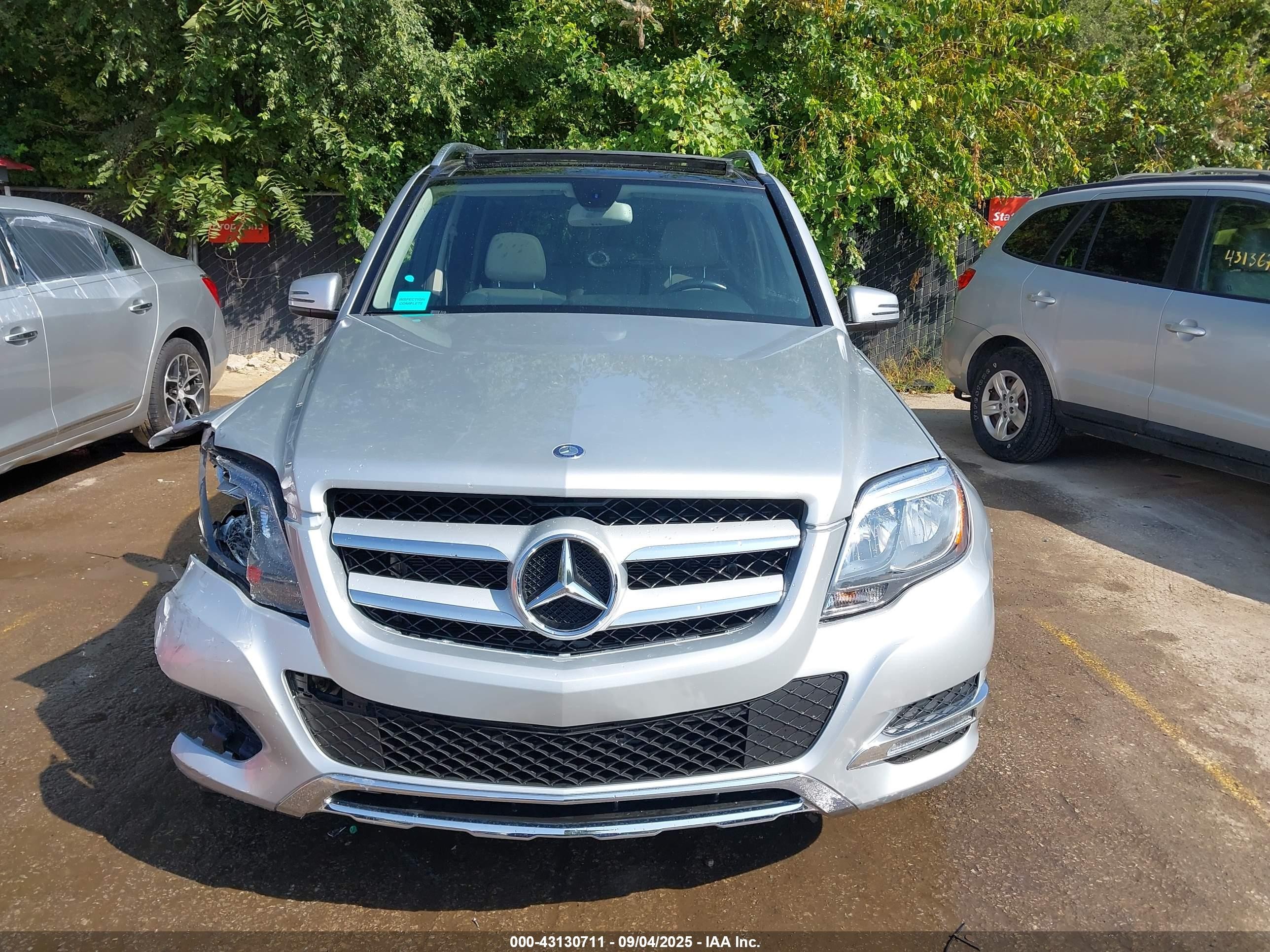 2014 Mercedes-benz Glk 350 4matic Silver vin: WDCGG8JB9EG219962