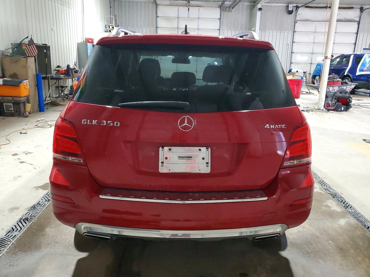 2014 Mercedes-benz Glk 350 4matic Red vin: WDCGG8JB9EG250919