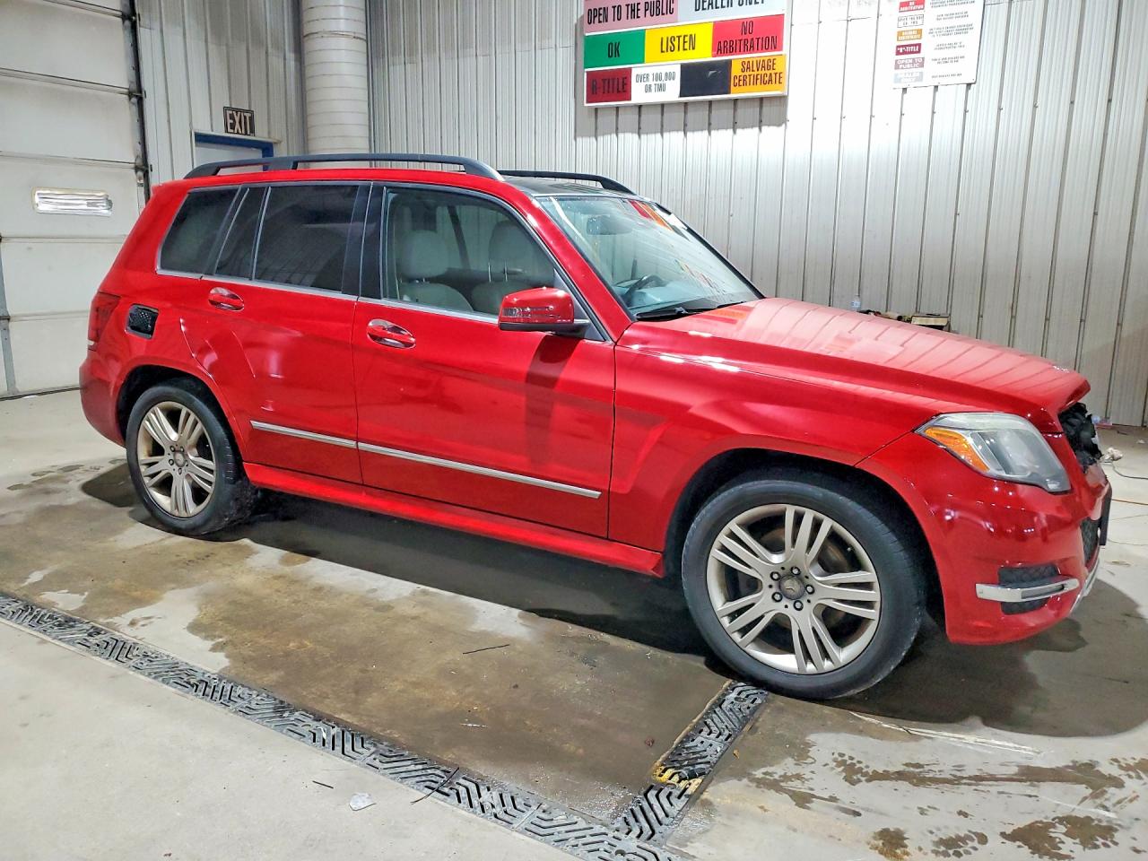 2014 Mercedes-benz Glk 350 4matic Red vin: WDCGG8JB9EG250919
